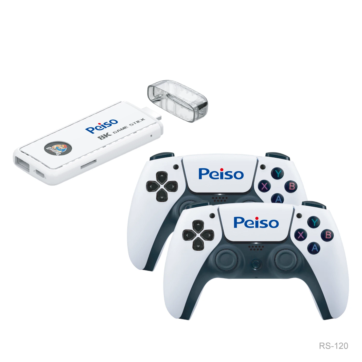 KIT MINI CONSOLA 2 JOYSTICK INALAMBRICO 64G PEISO RS-120