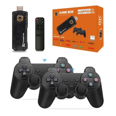 TV BOX Y TV STICK + 2 JOYSTICK RS-110