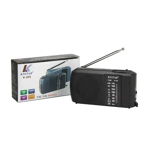 RADIO DE BOLSILLO KNSTAR A PILAS AM/FM K-265