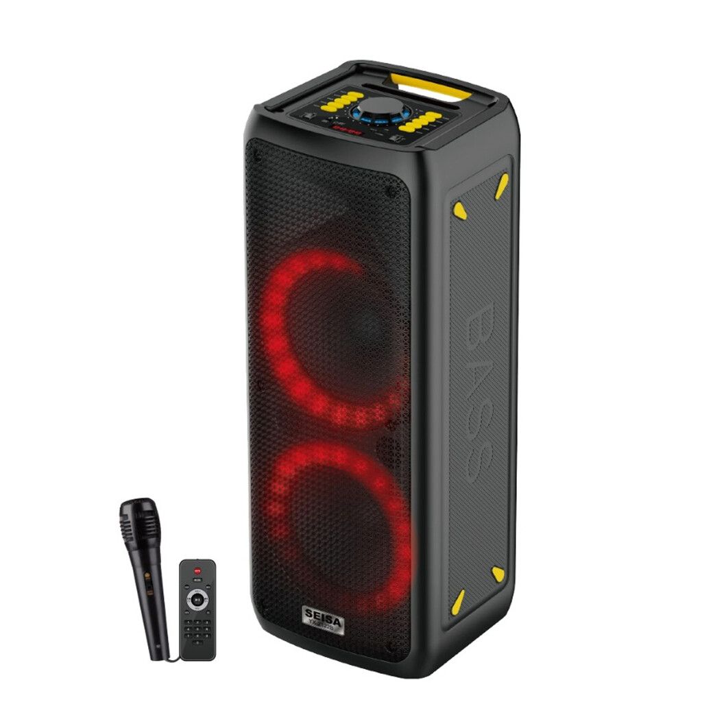 PARLANTE BLUETOOTH 2x10" YX-2122B LUCES 