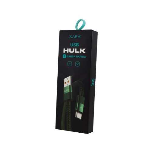CABLE USB TIPO C HULK CALIDAD PREMIUM