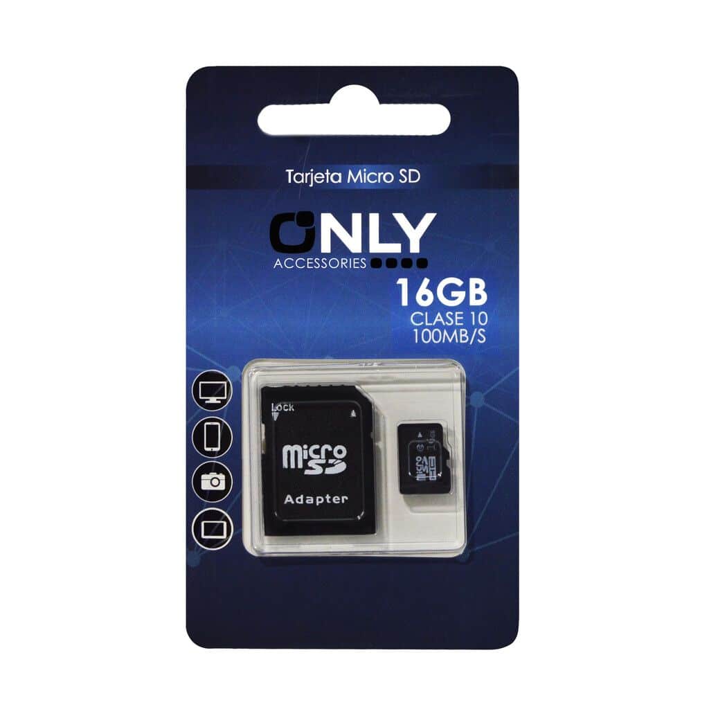 TARJETA SD 16 GB CLASE10 ONLY