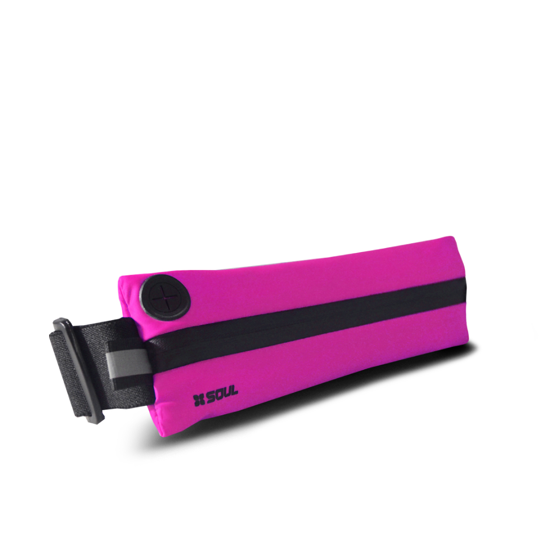 CINTURON RIÑONERA SOUL - FUCSIA/CELESTE 