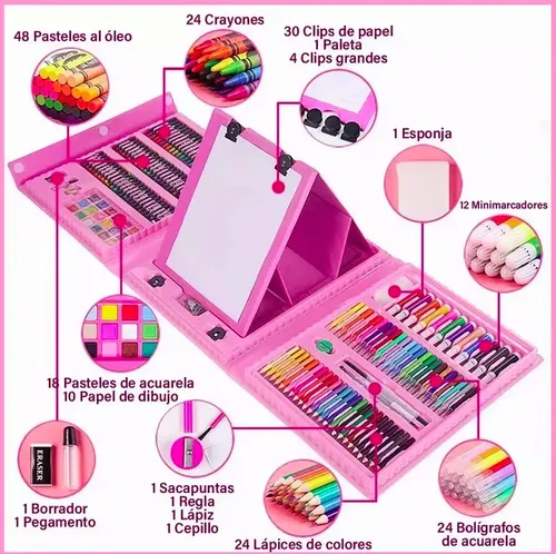 SET DE ARTE 208 PIEZAS