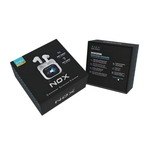 AURICULAR BLUETOOTH NOX BLANCO/NEGRO
