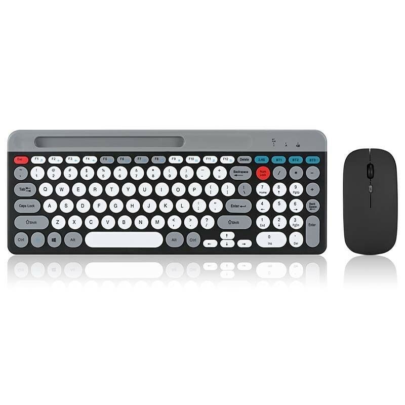 COMBO TECLADO  Y MOUSE INALAMBRICO BLUETOOTH MODX-064 XAEA 