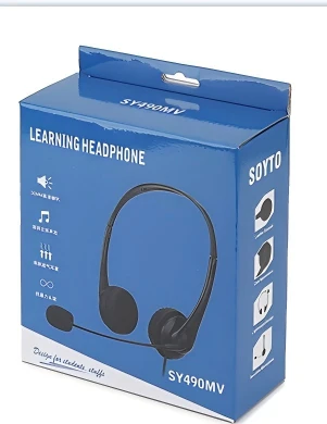 SY490MV AURICULAR CON CABLE/MICROFONO Y ADAPTADOR USB