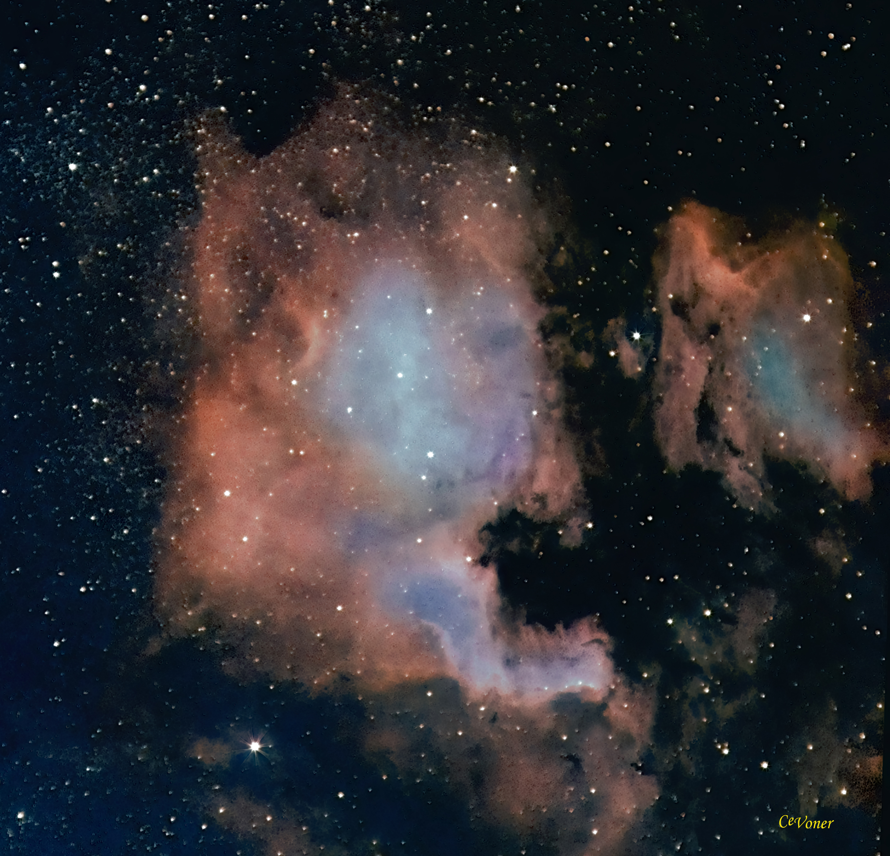 North American Nebula and Pelican Nebula