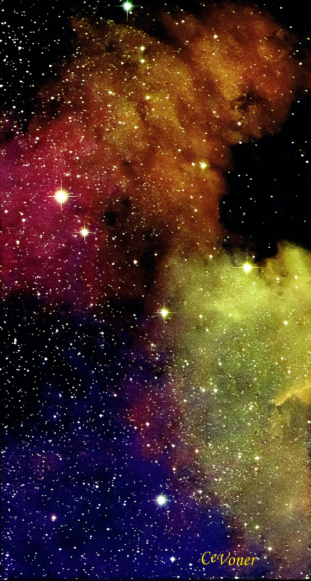 North American Nebula closeup
