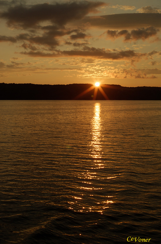 Sunset on the Finger Lakes