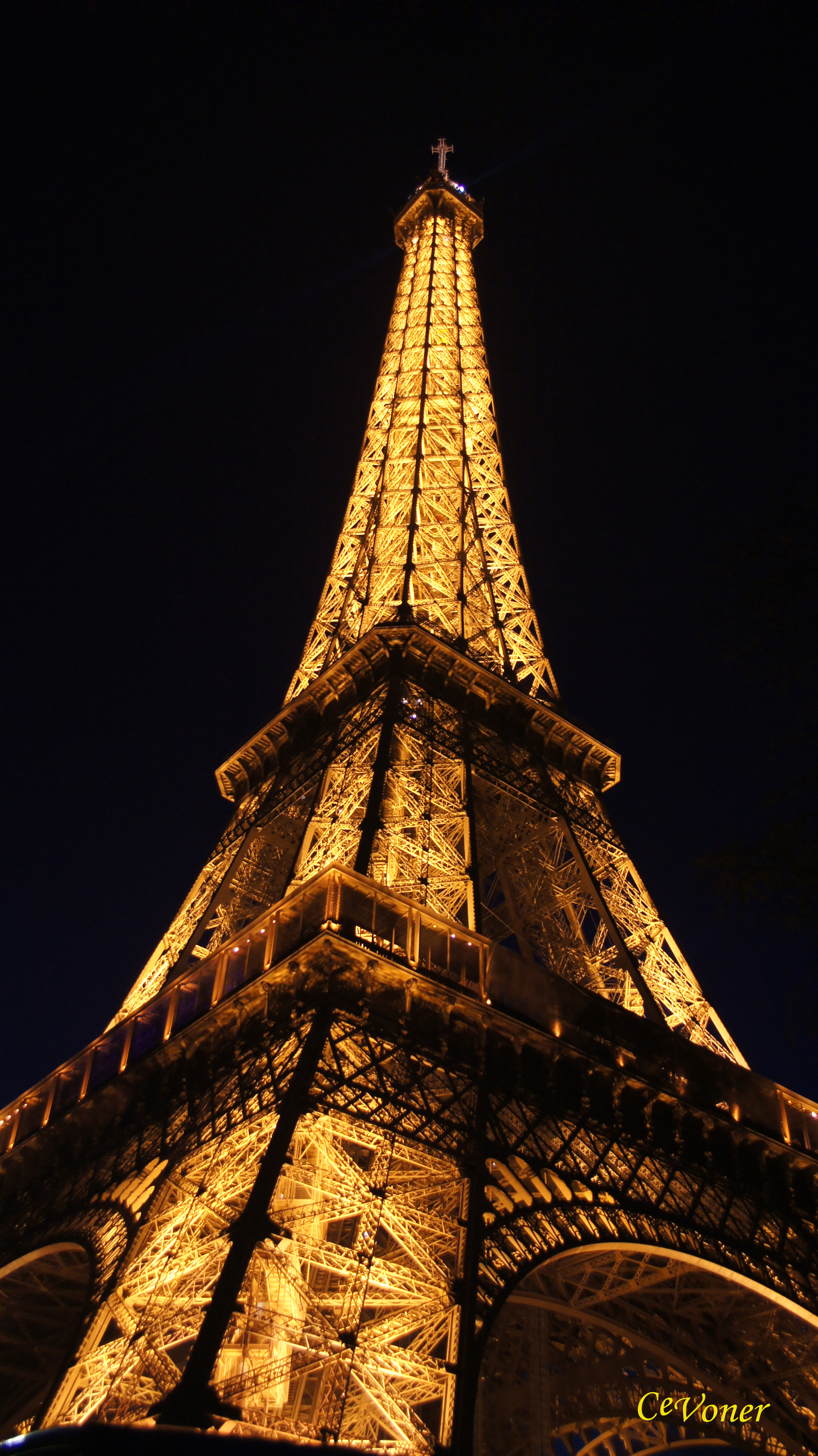 Eiffel Tower at sunset