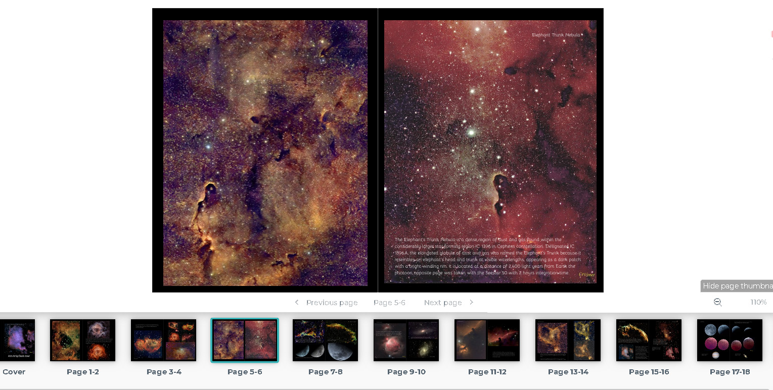 Astro Art Coffee Table Book by Charles Voner