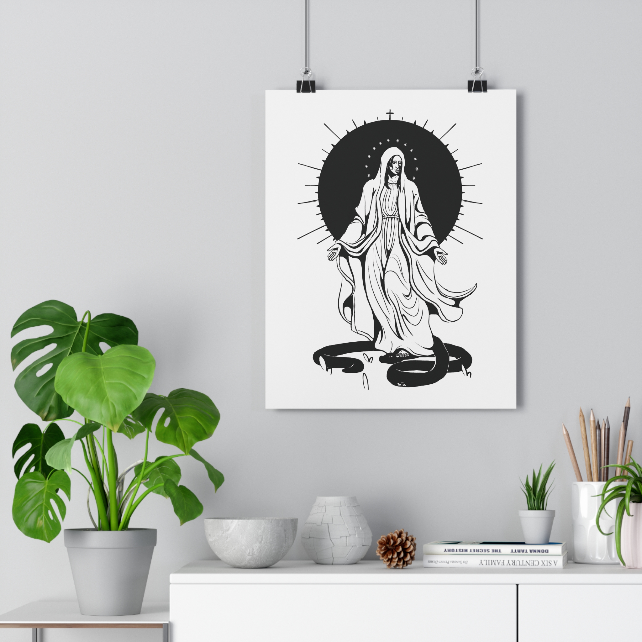 Marie écrasant le serpent