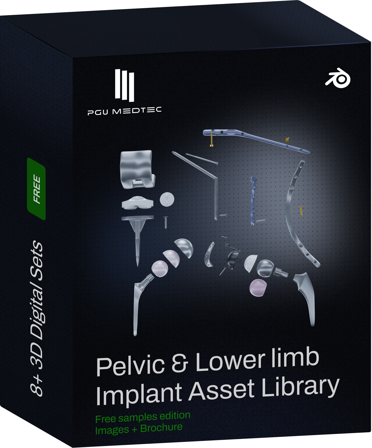 Free Sample edition of the Pelvic & Lower Limb Implant Asset Library