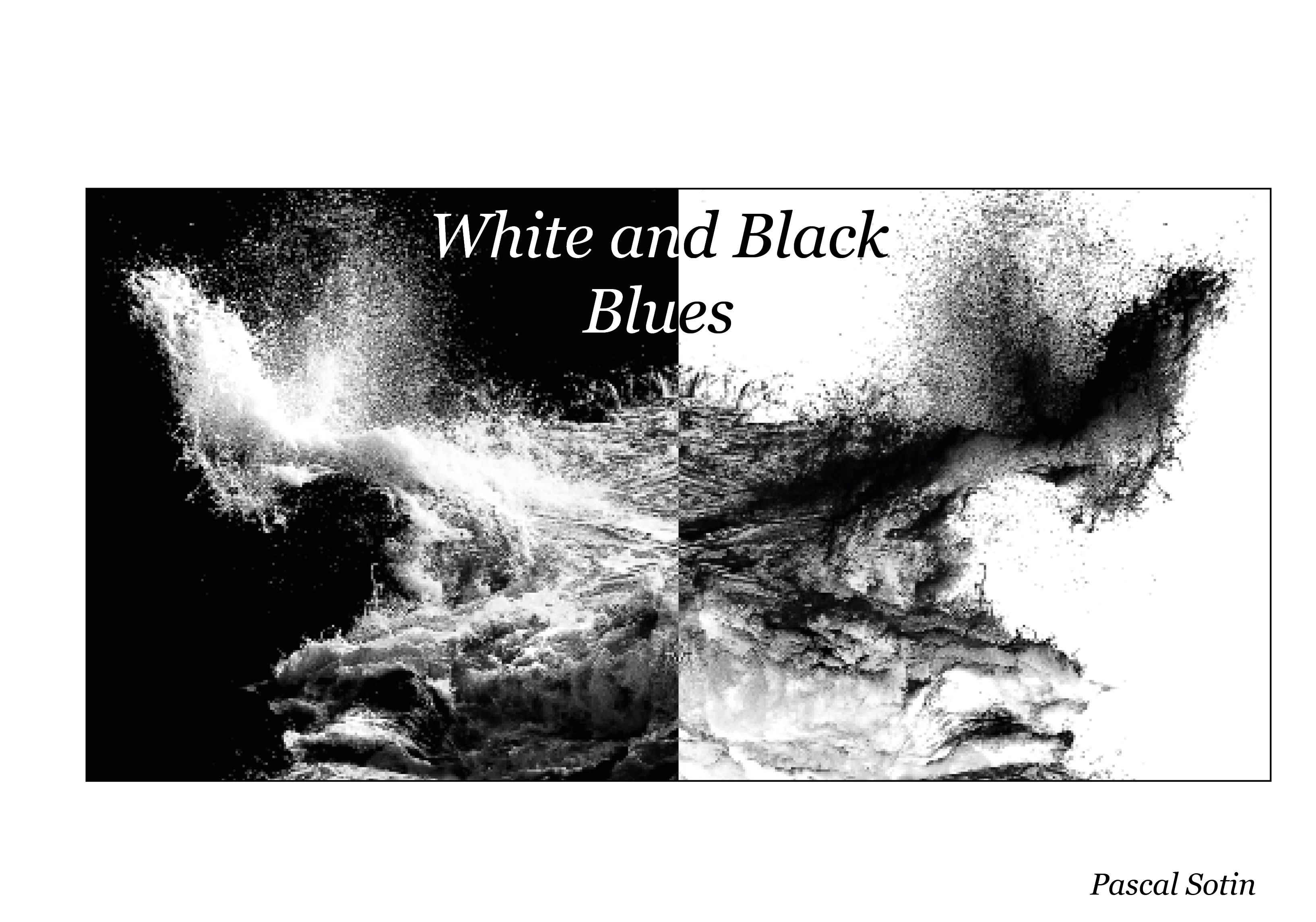 Livre photos en noir et blanc 