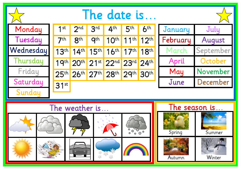Children's Calendar