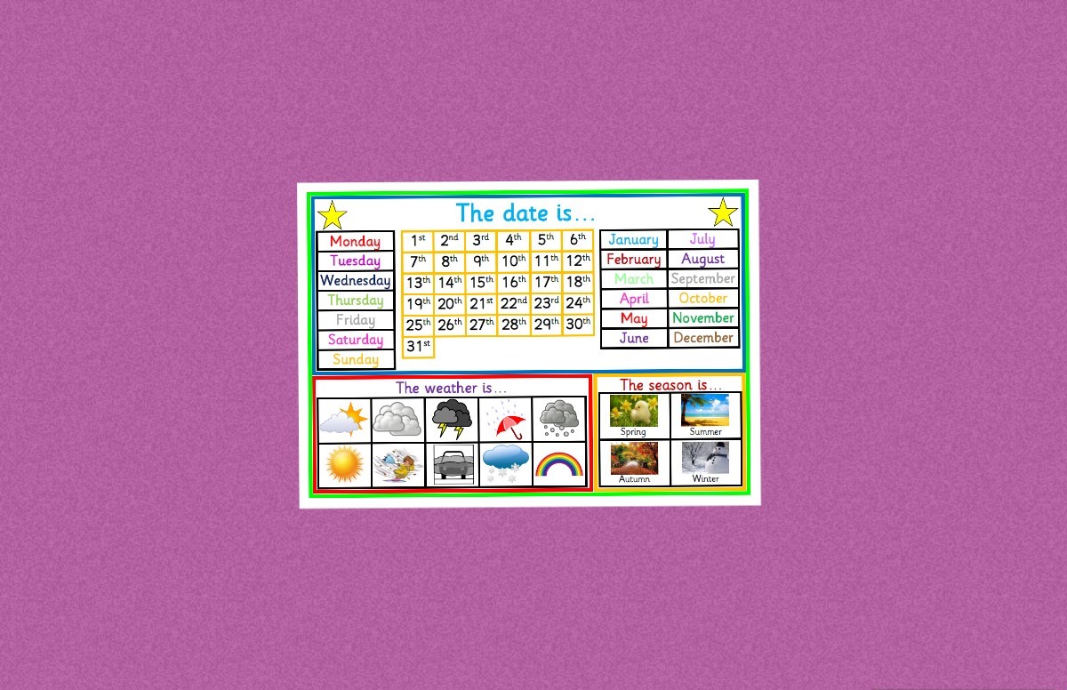 Children's Calendar