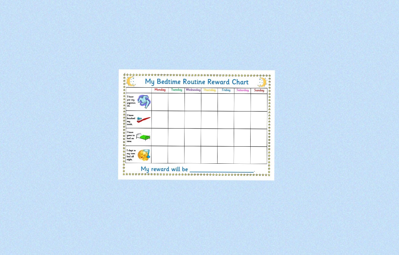 Bedtime Routine Chart