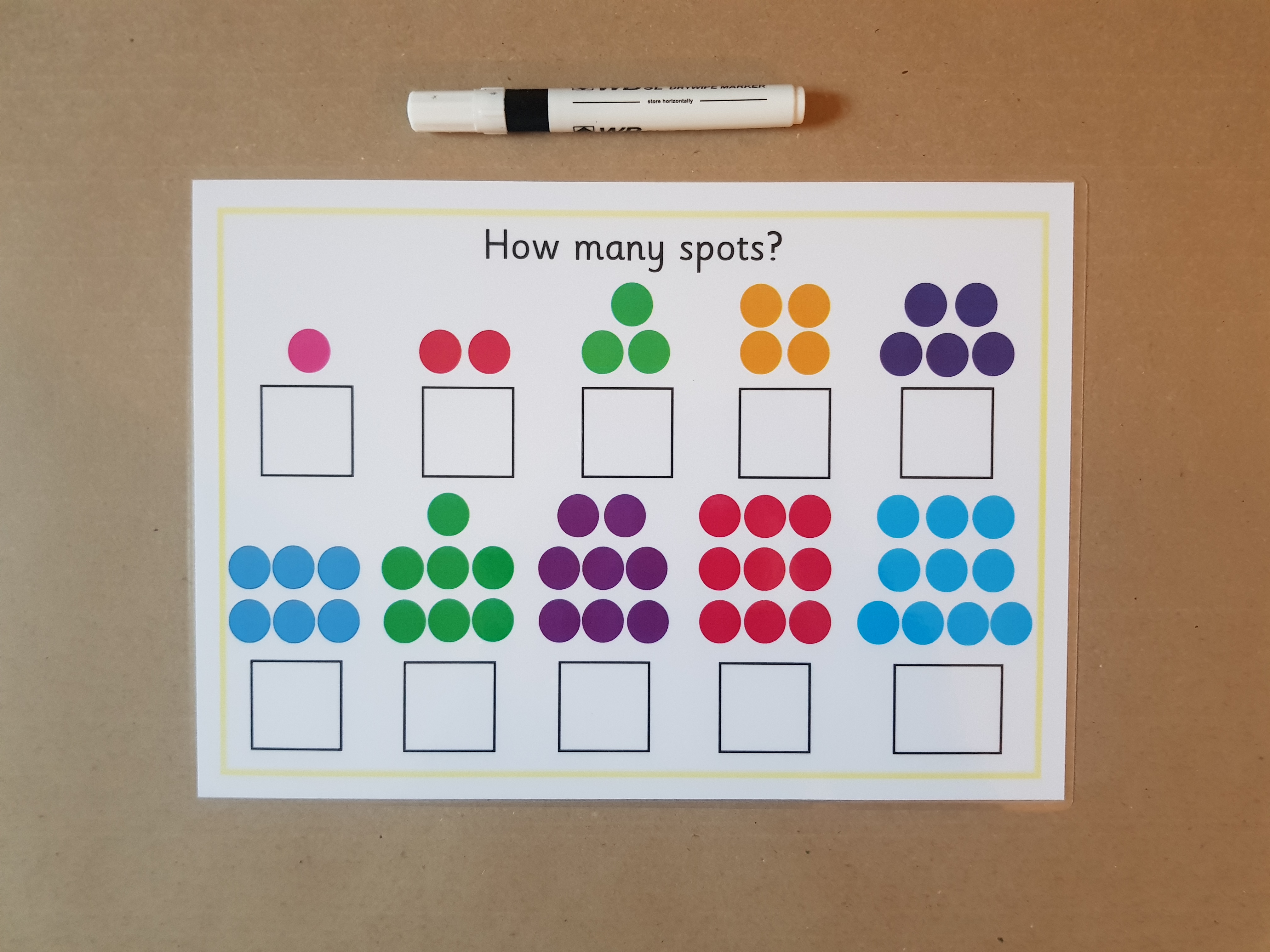 How Many Spots? Worksheet