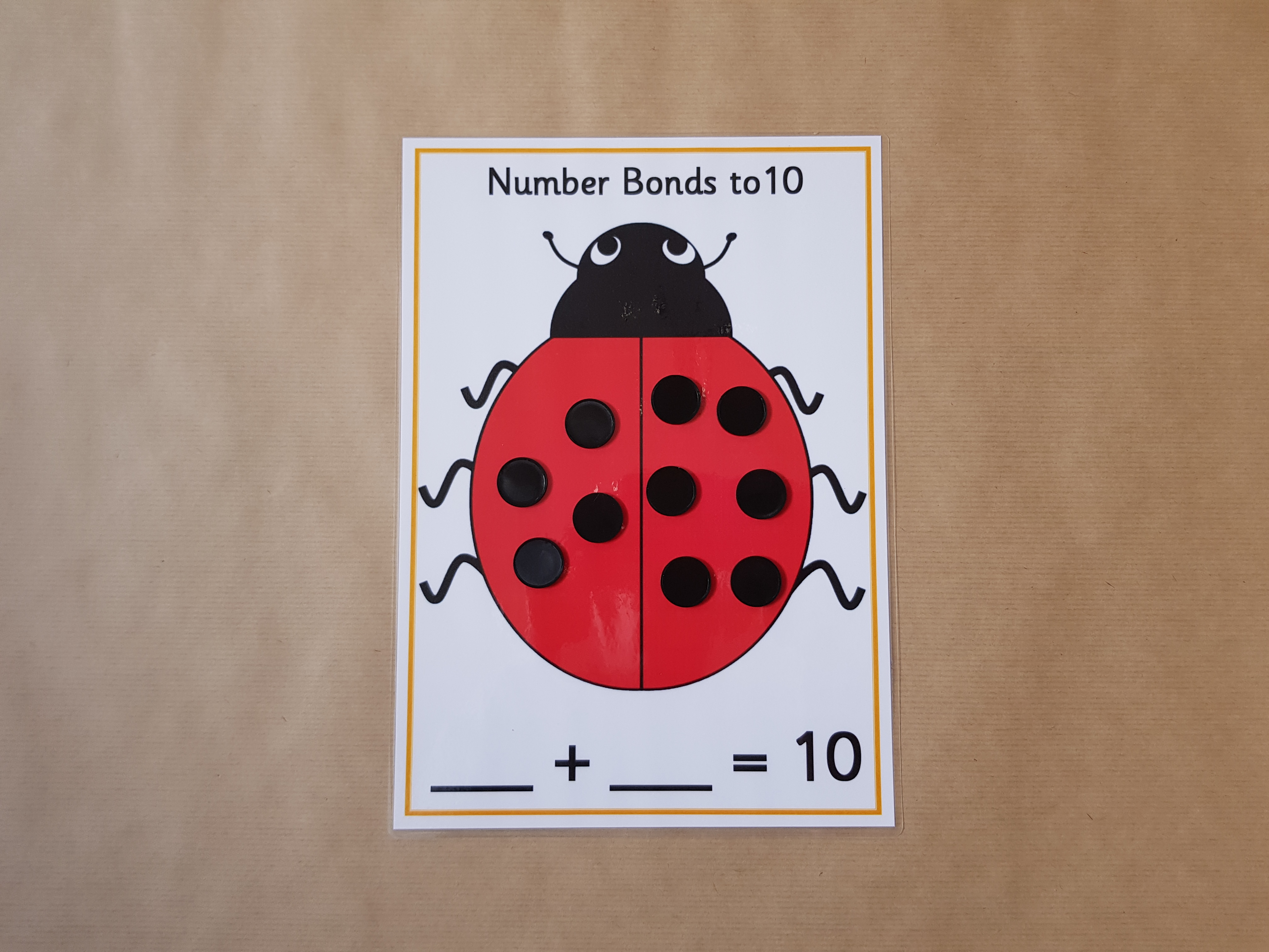 Number Bonds to 10 - Ladybird Activity