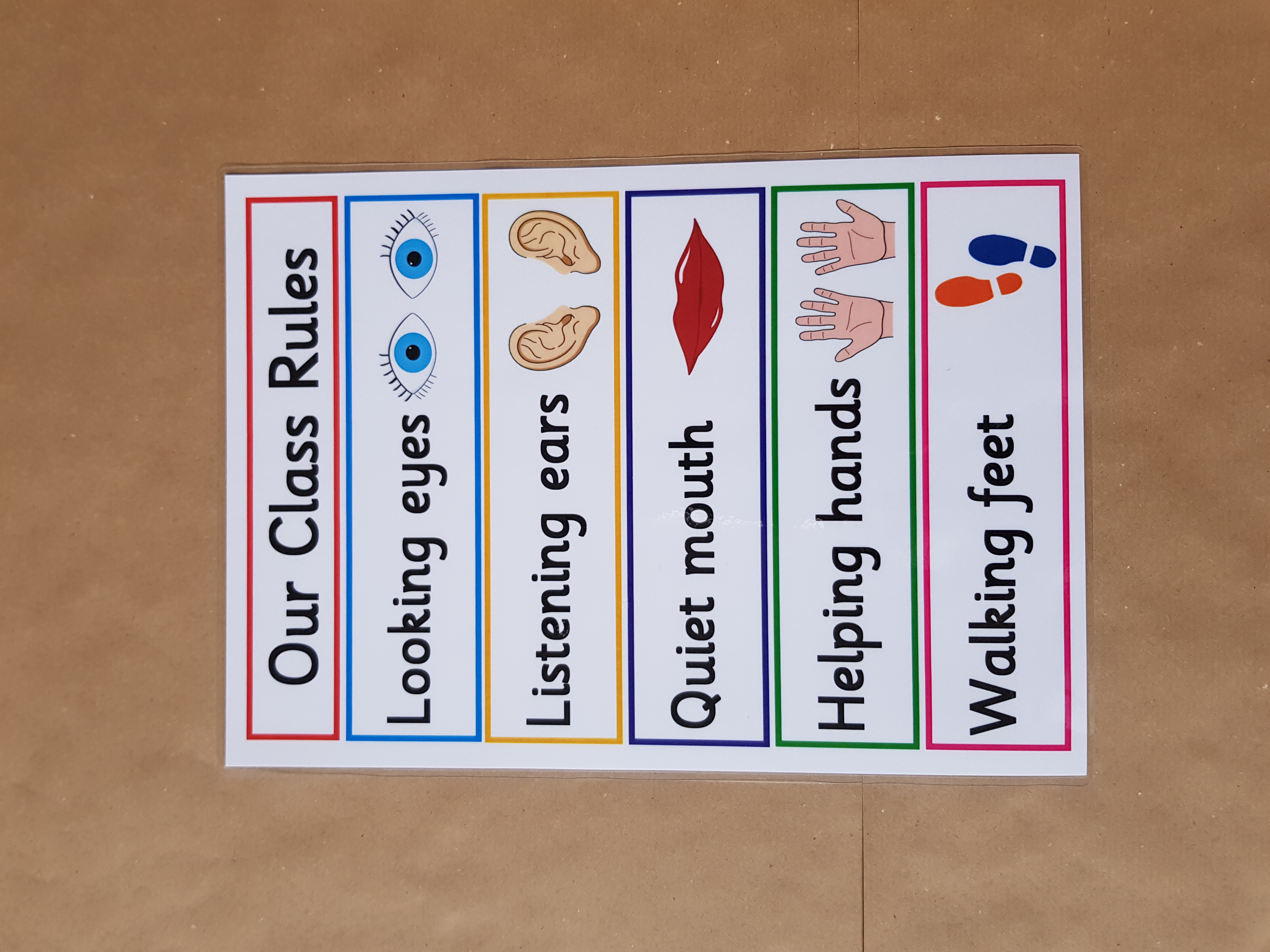 Our Class Rules - A4 poster 