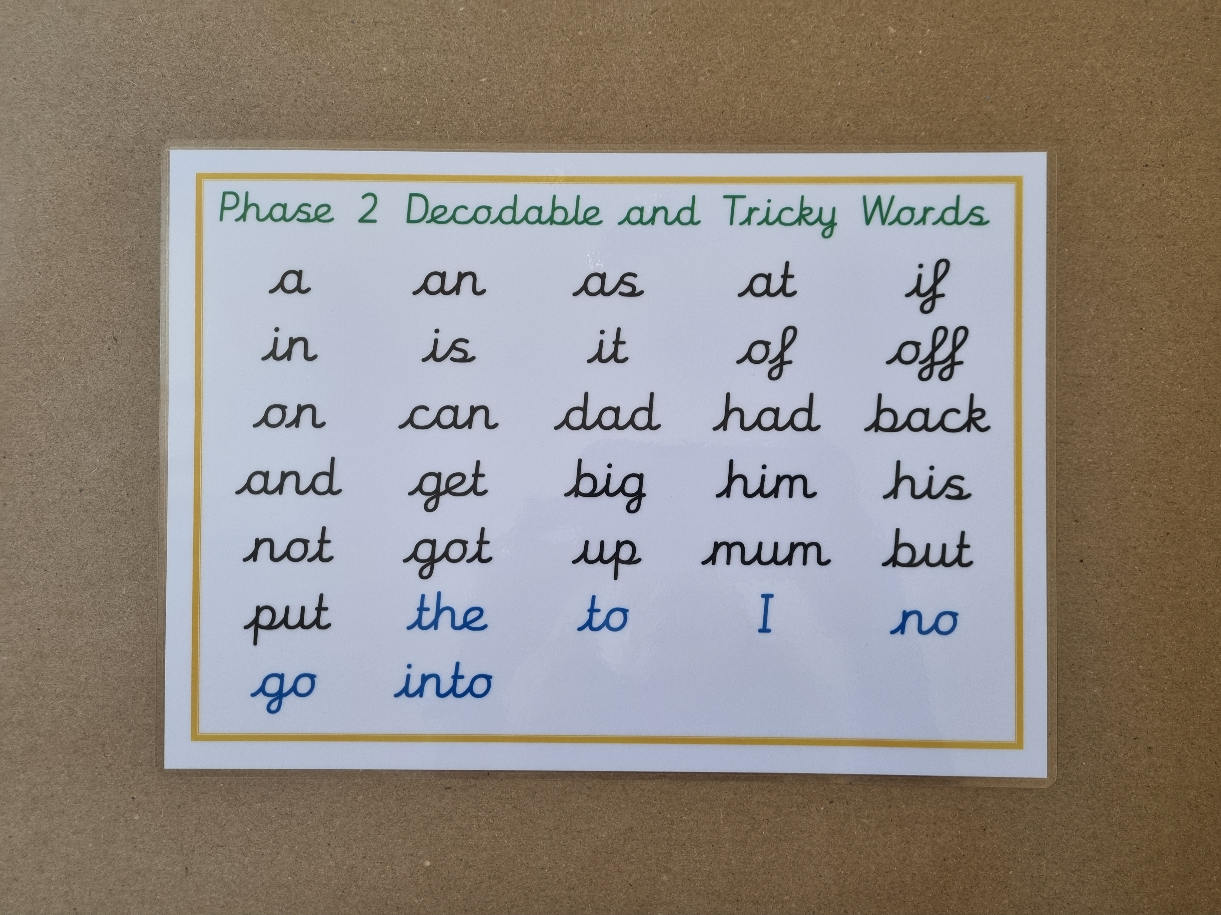 Cursive Letter and Sounds Phase 2-5 posters 