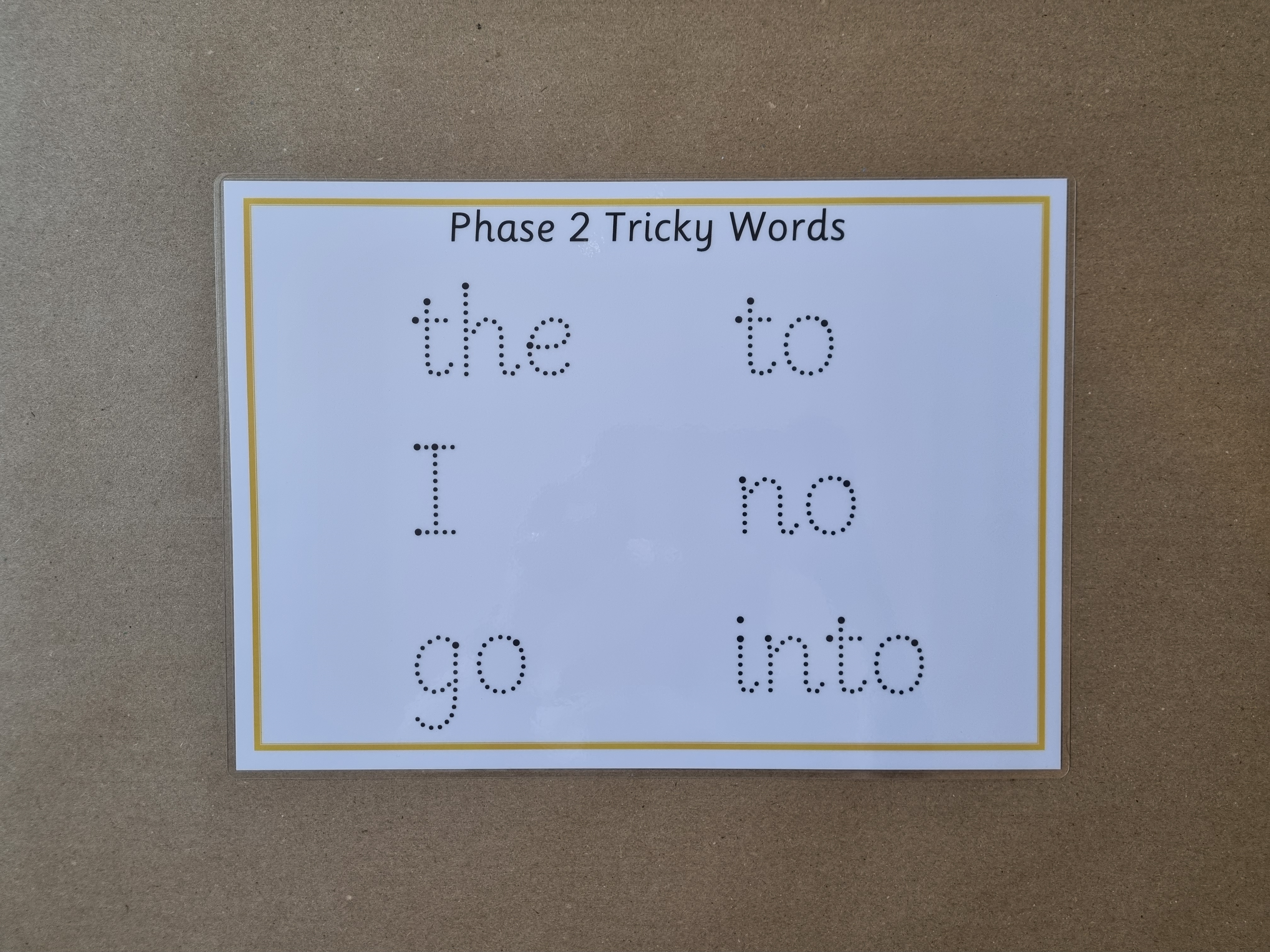 Tricky Words Formation Mats