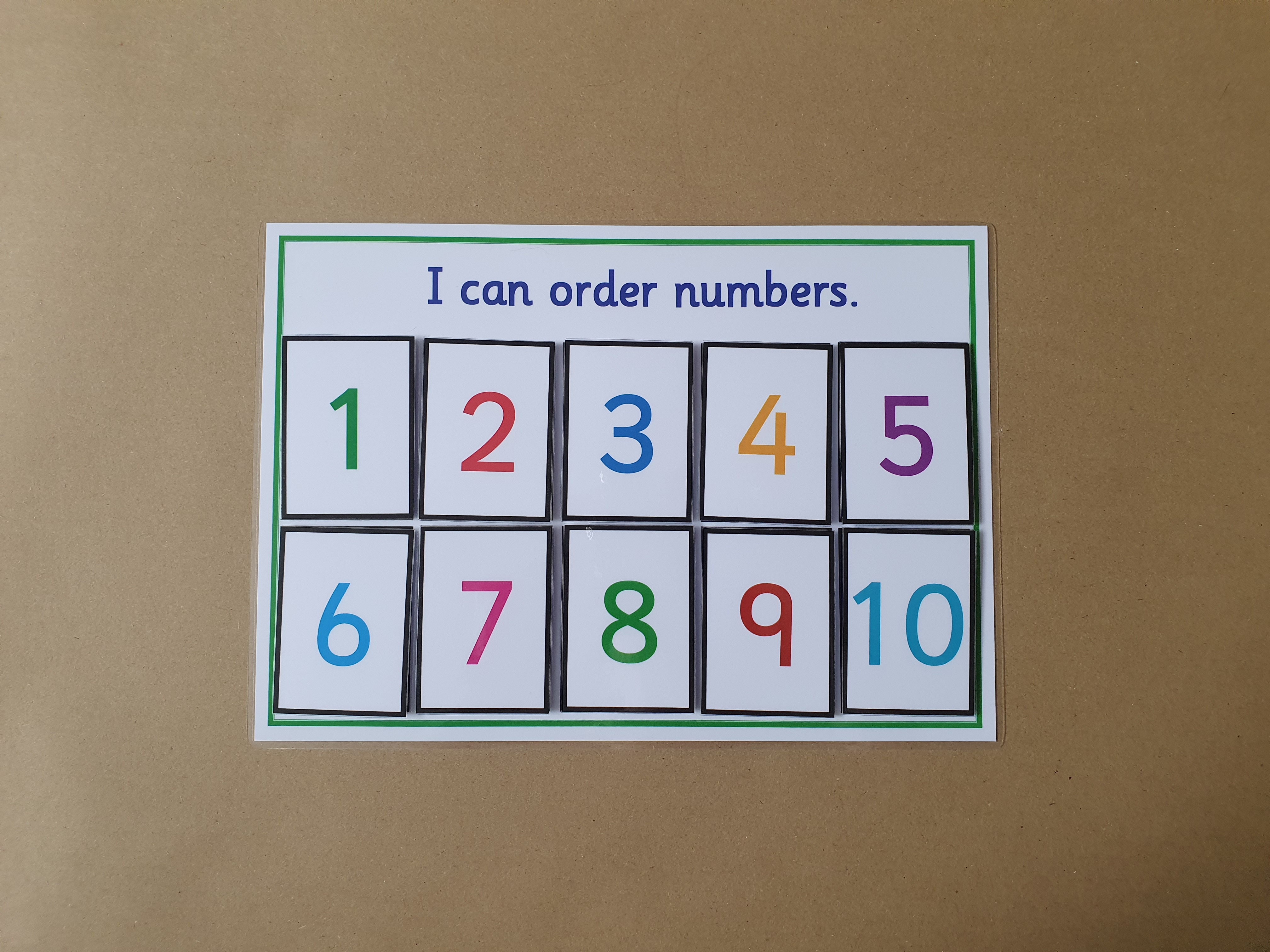 I can order numbers 1-10