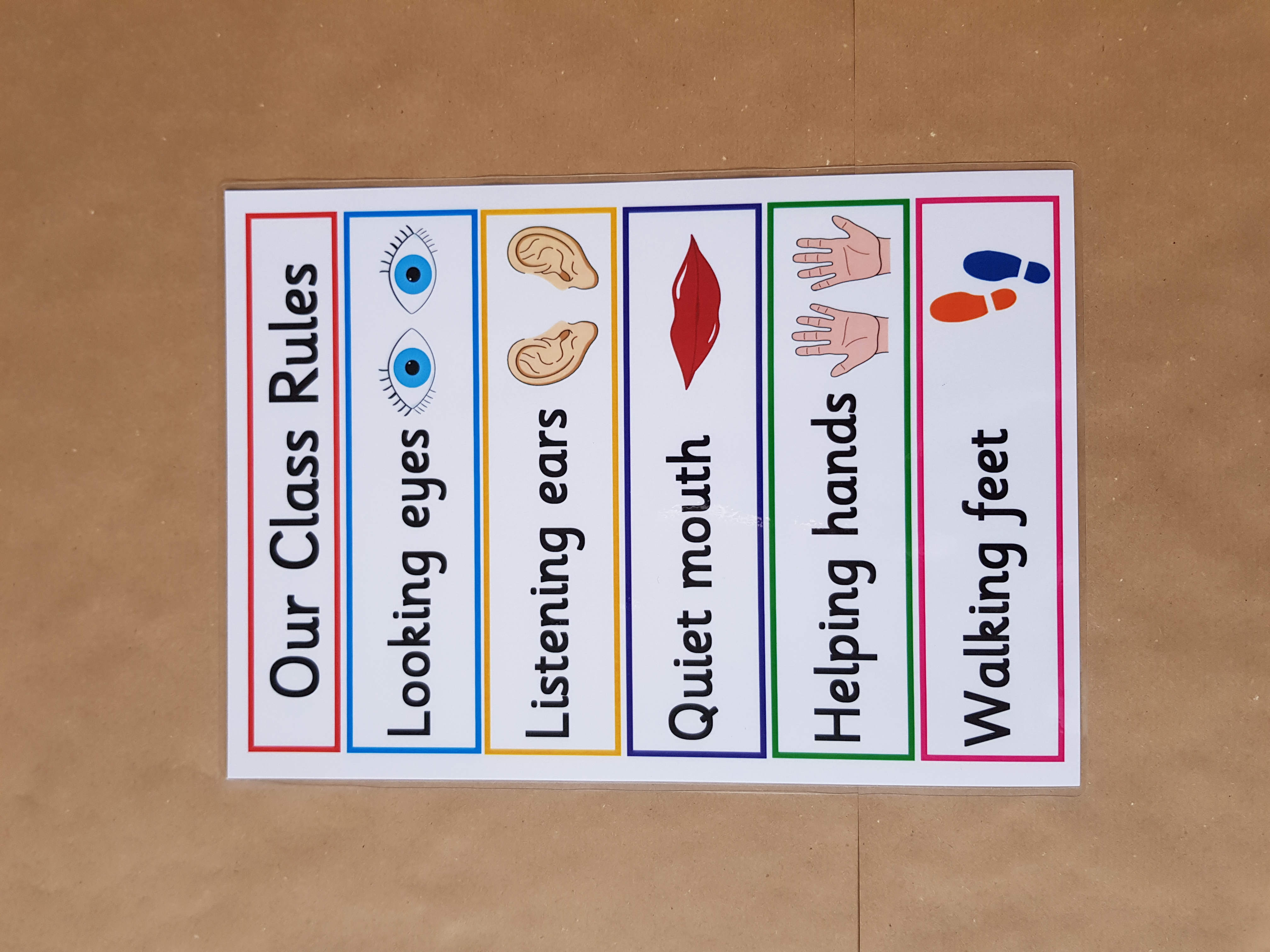 Our Class Rules - A4 poster 
