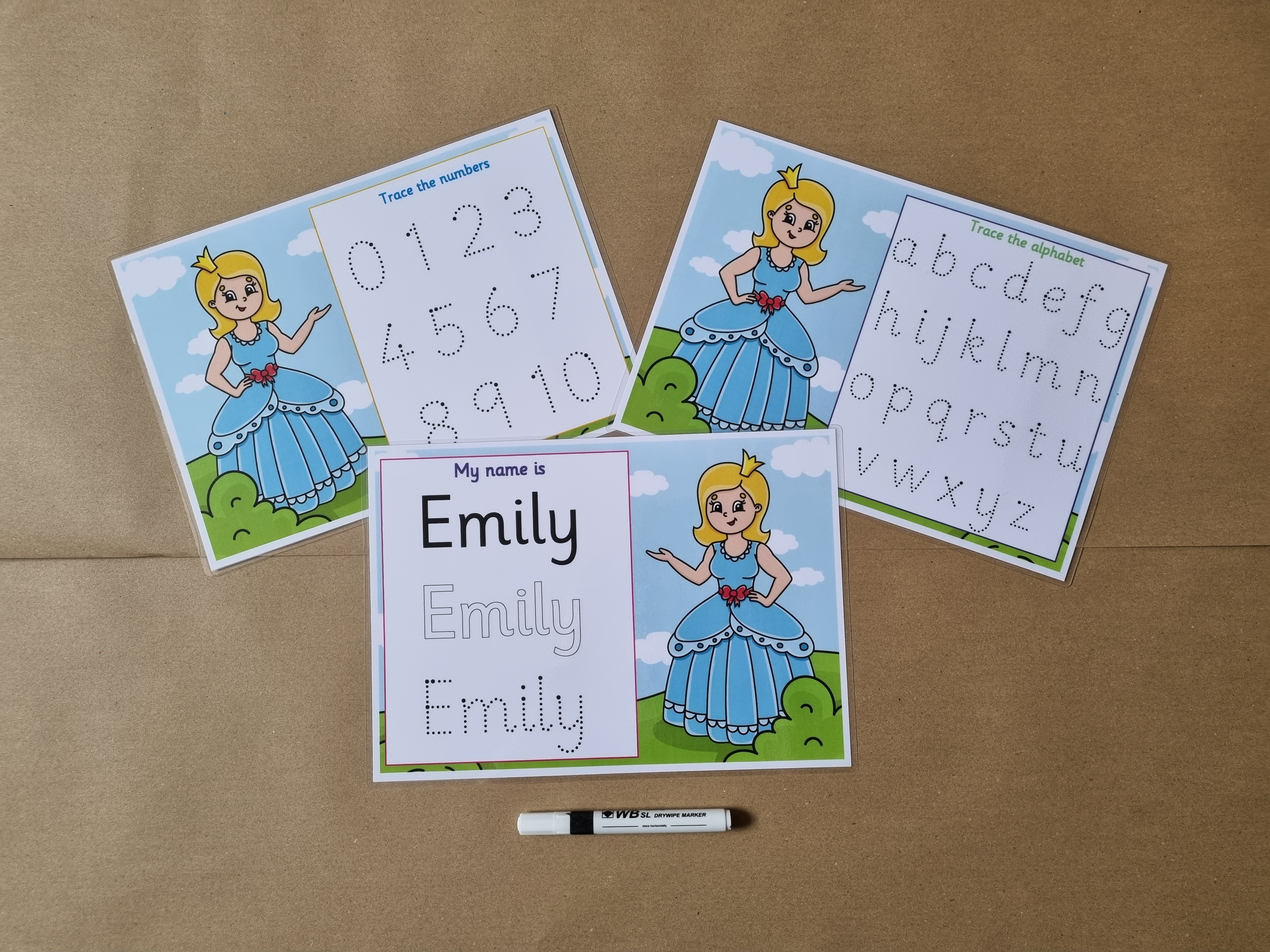 Princess Tracing Mat Bundle