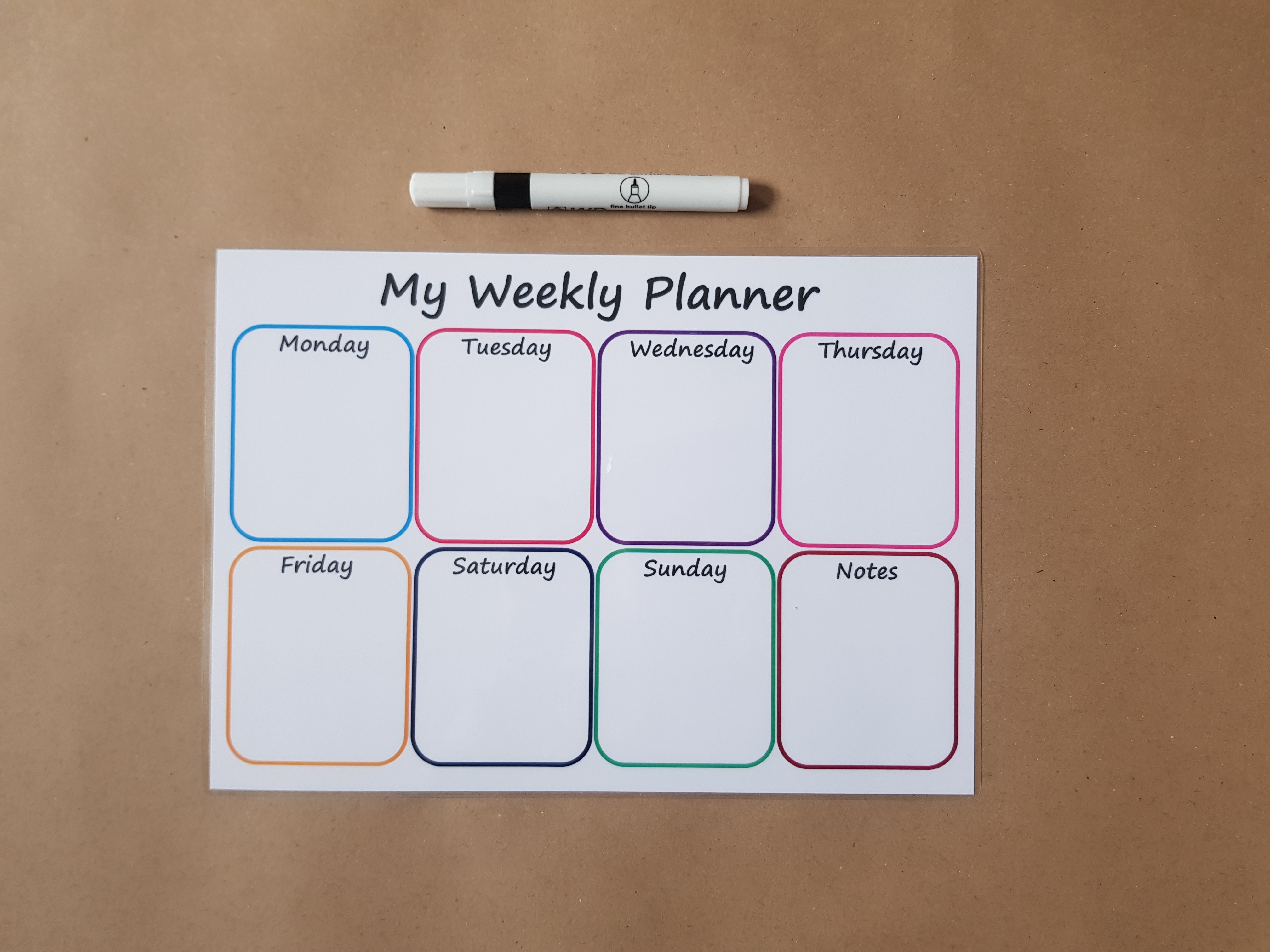My Weekly Planner