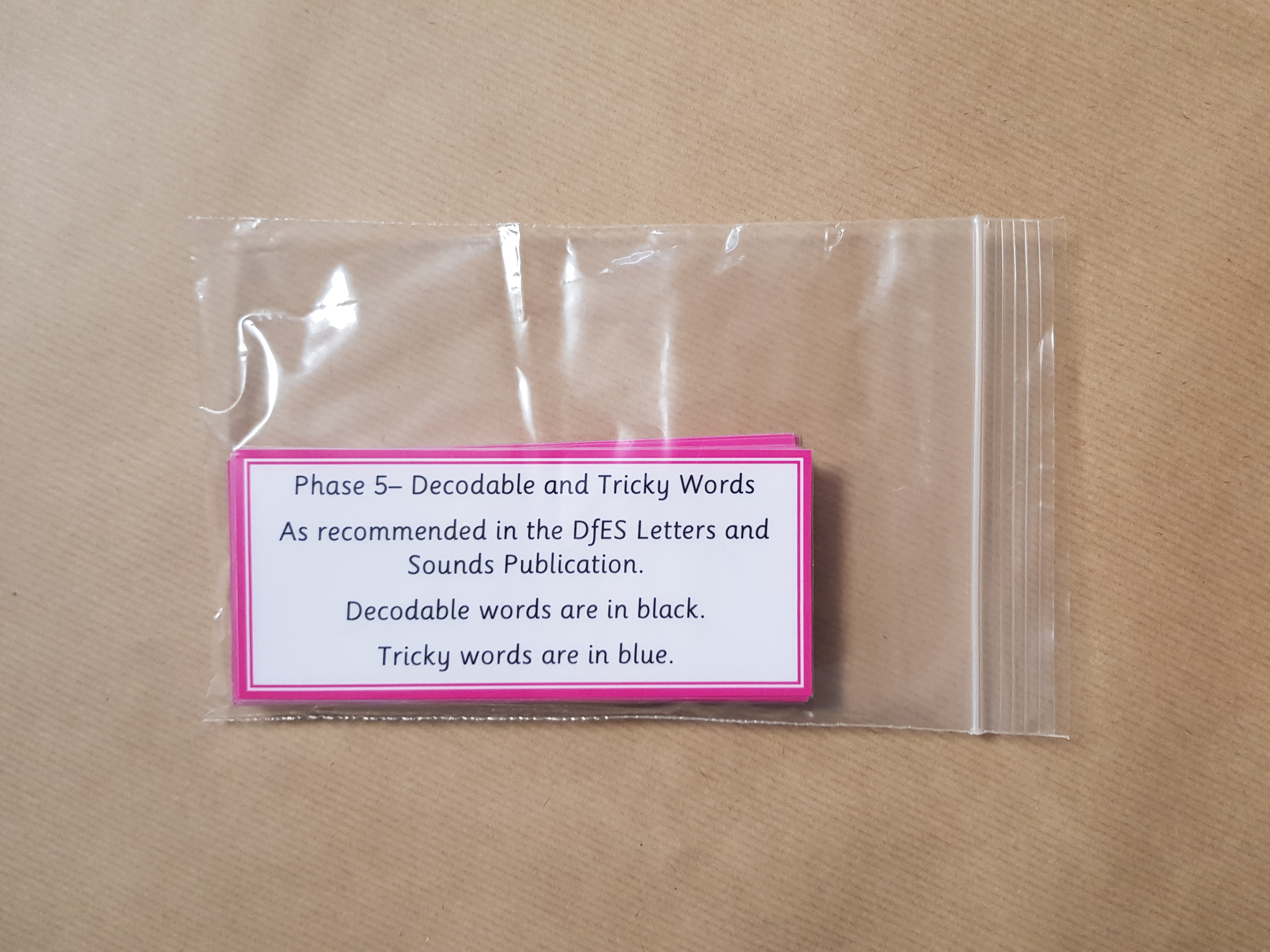 Phase 5 Words - Flash cards