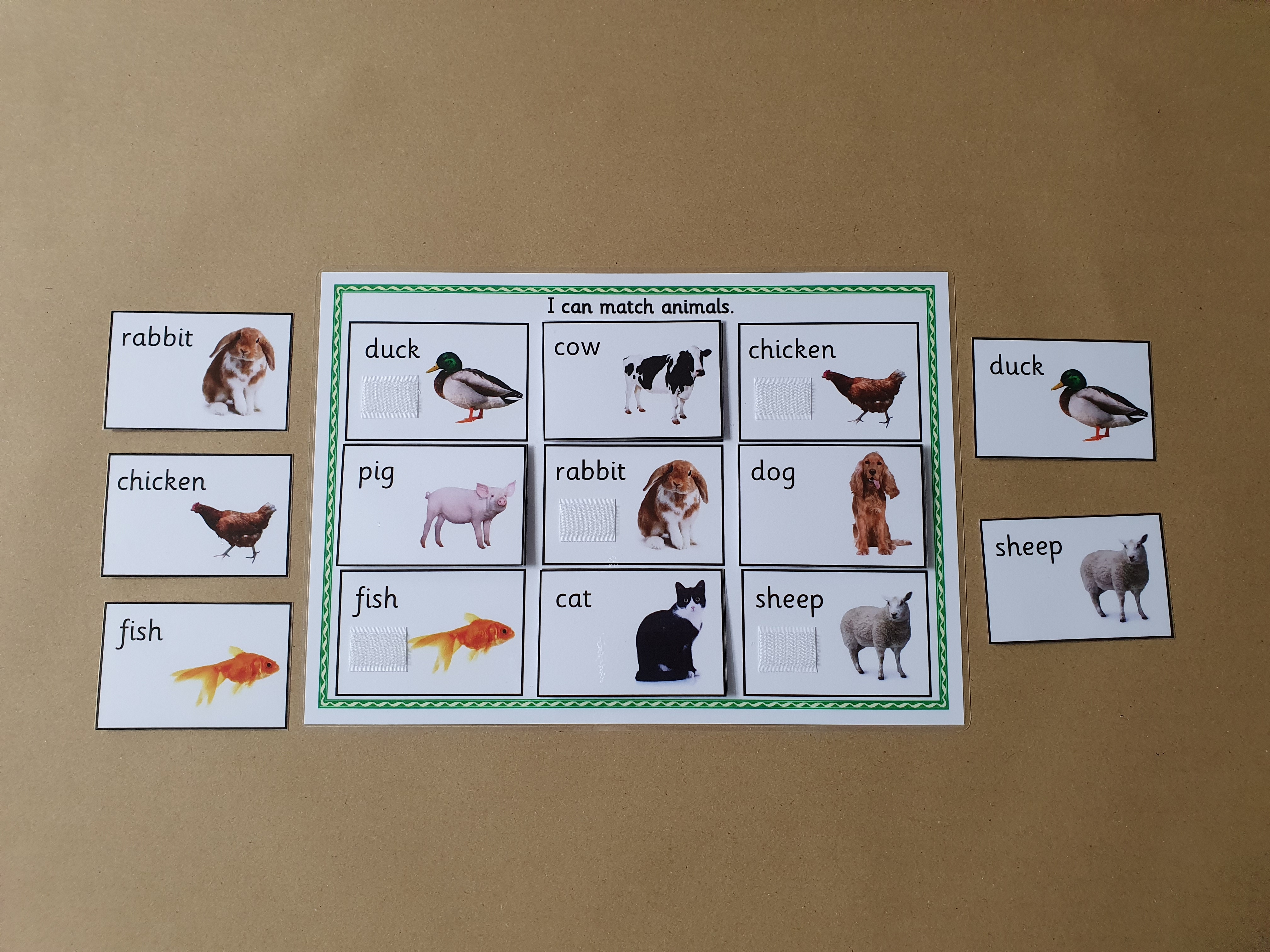 Animal Matching Game