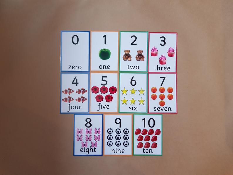 Number Flashcards 0-10