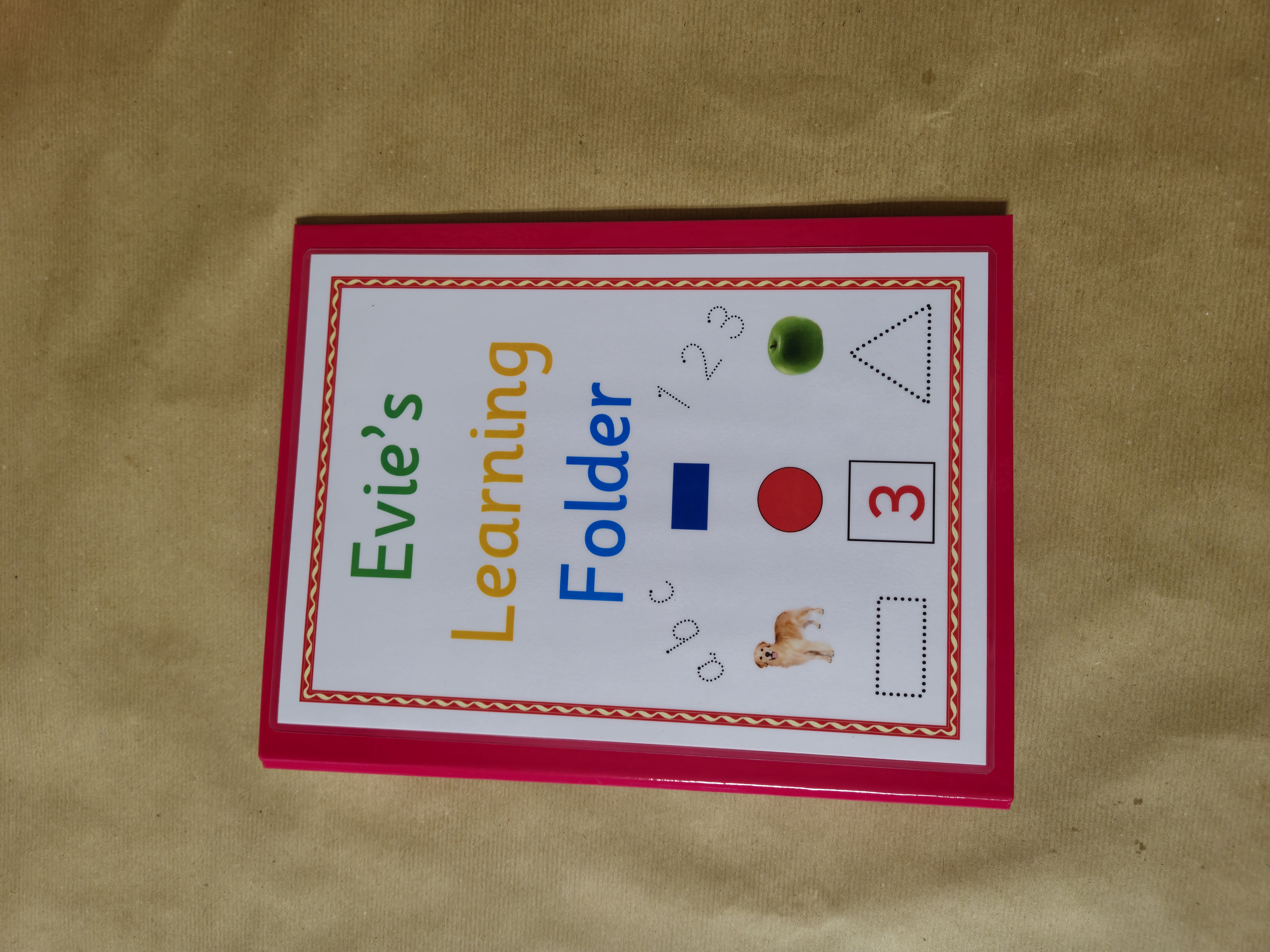 Early Years / Pre school Early Learning Folder