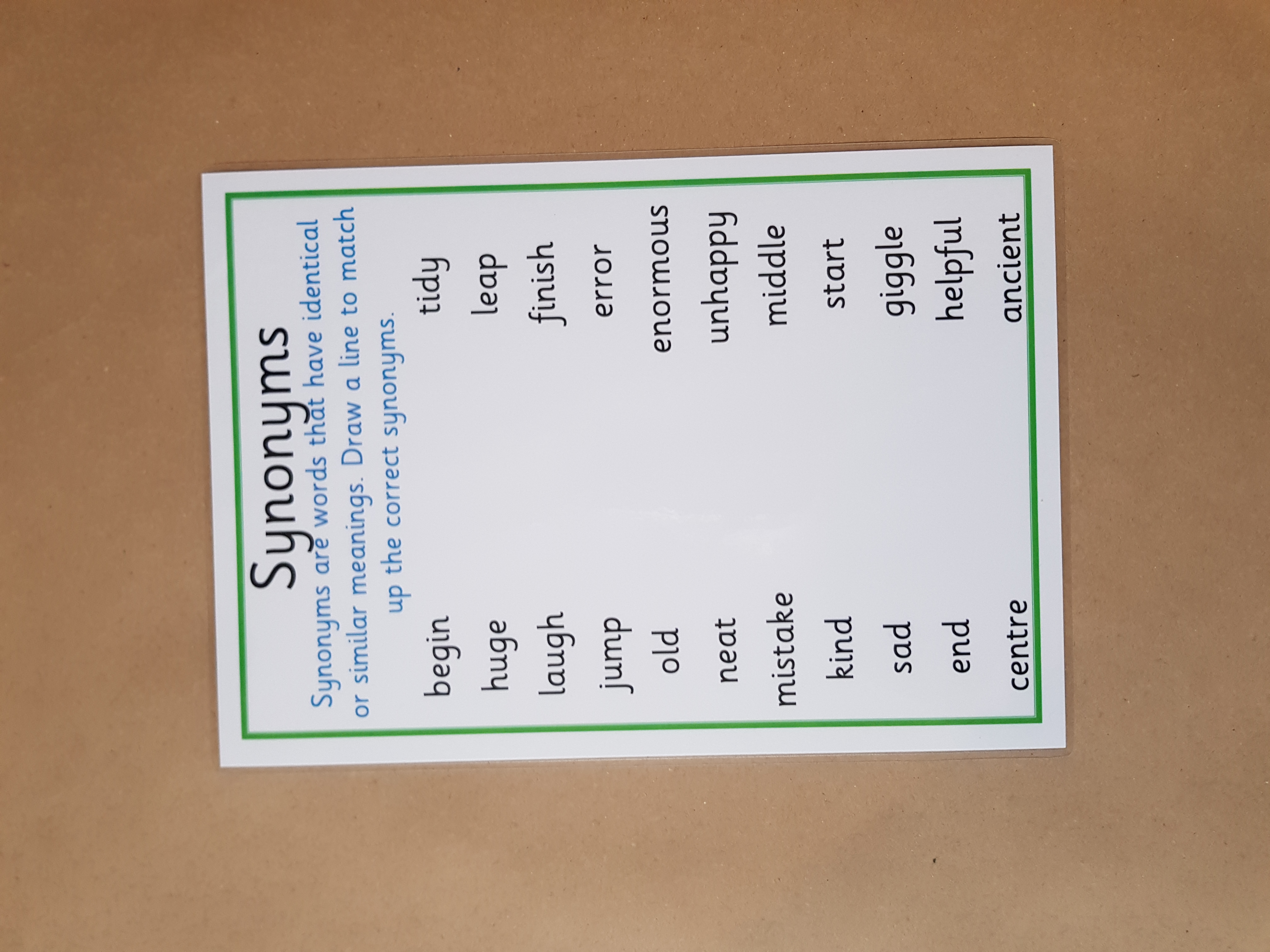 Antonyms and synonyms worksheets - KS2 Literacy Teaching Resource 