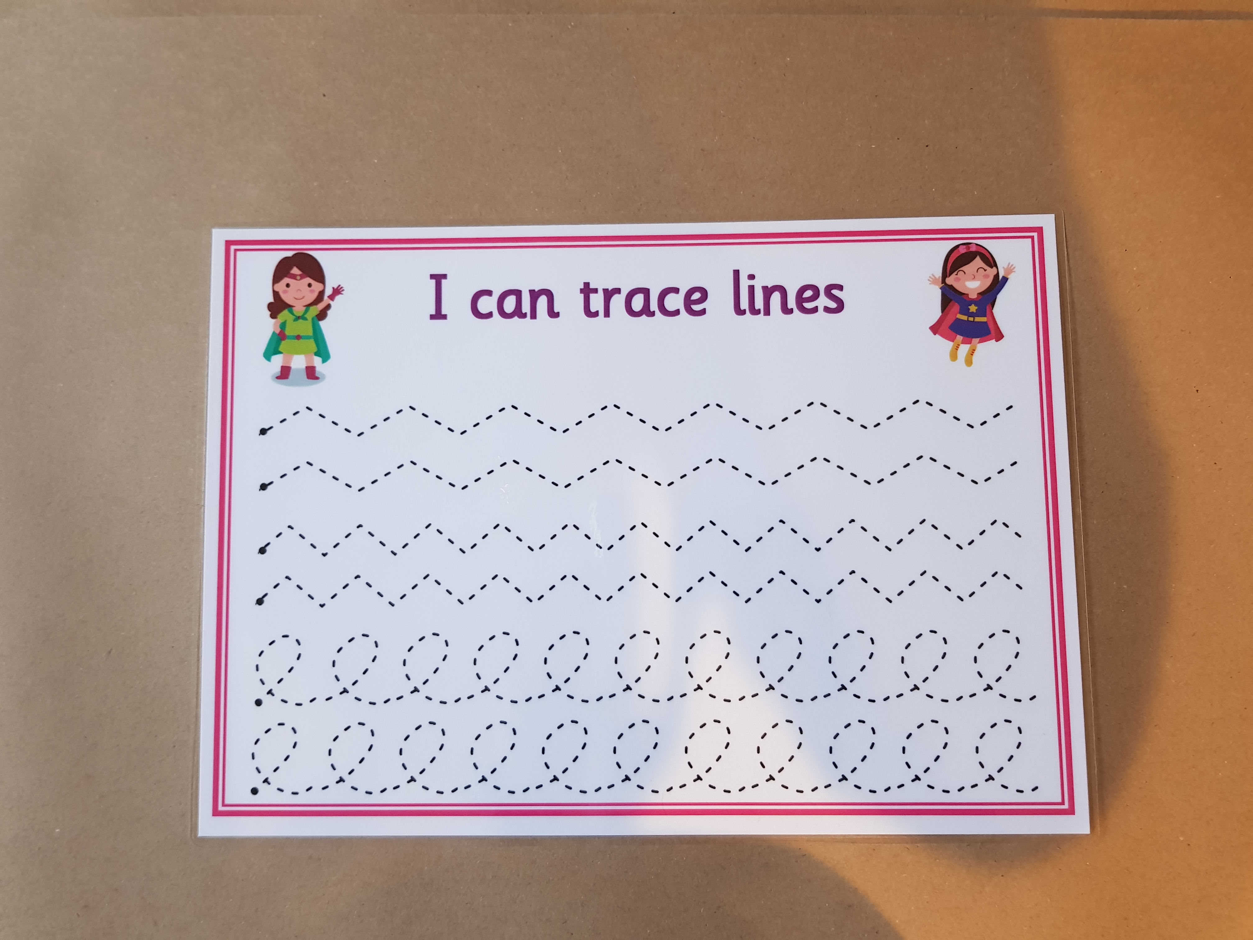 Formation Bundle - pink superhero design