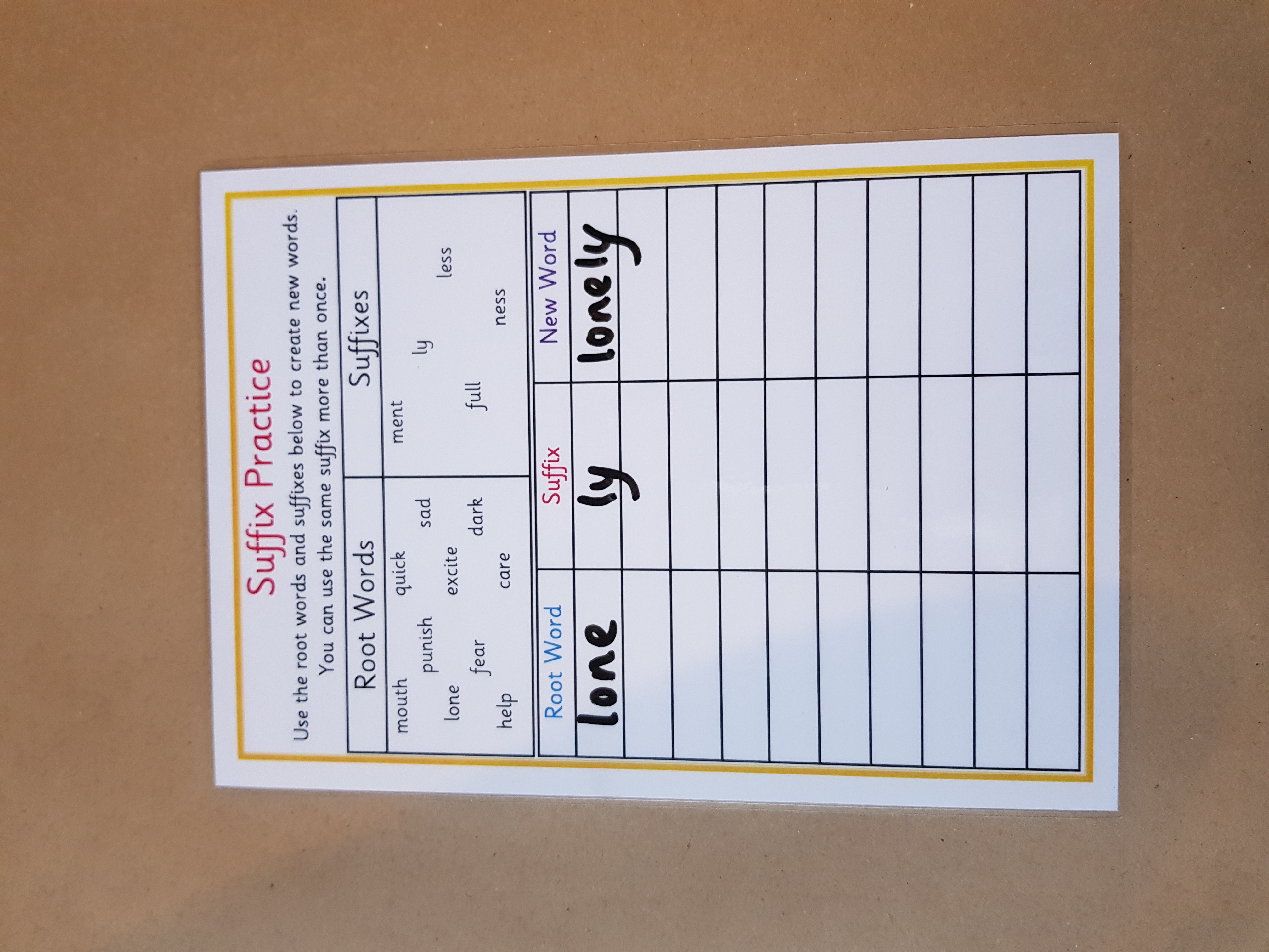 Prefix and suffix practice worksheets - KS2 Literacy Teaching Resource 