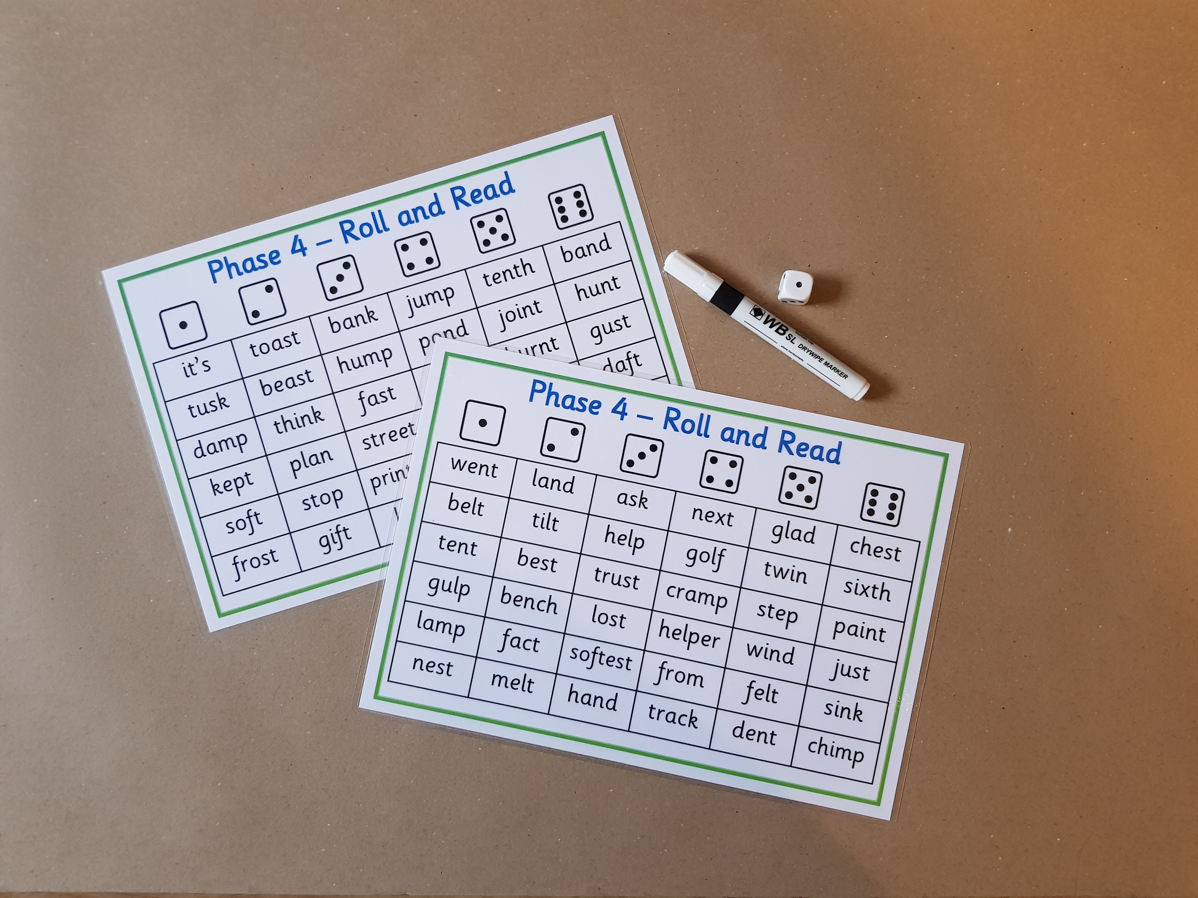 Phase 4 Roll and Read Game