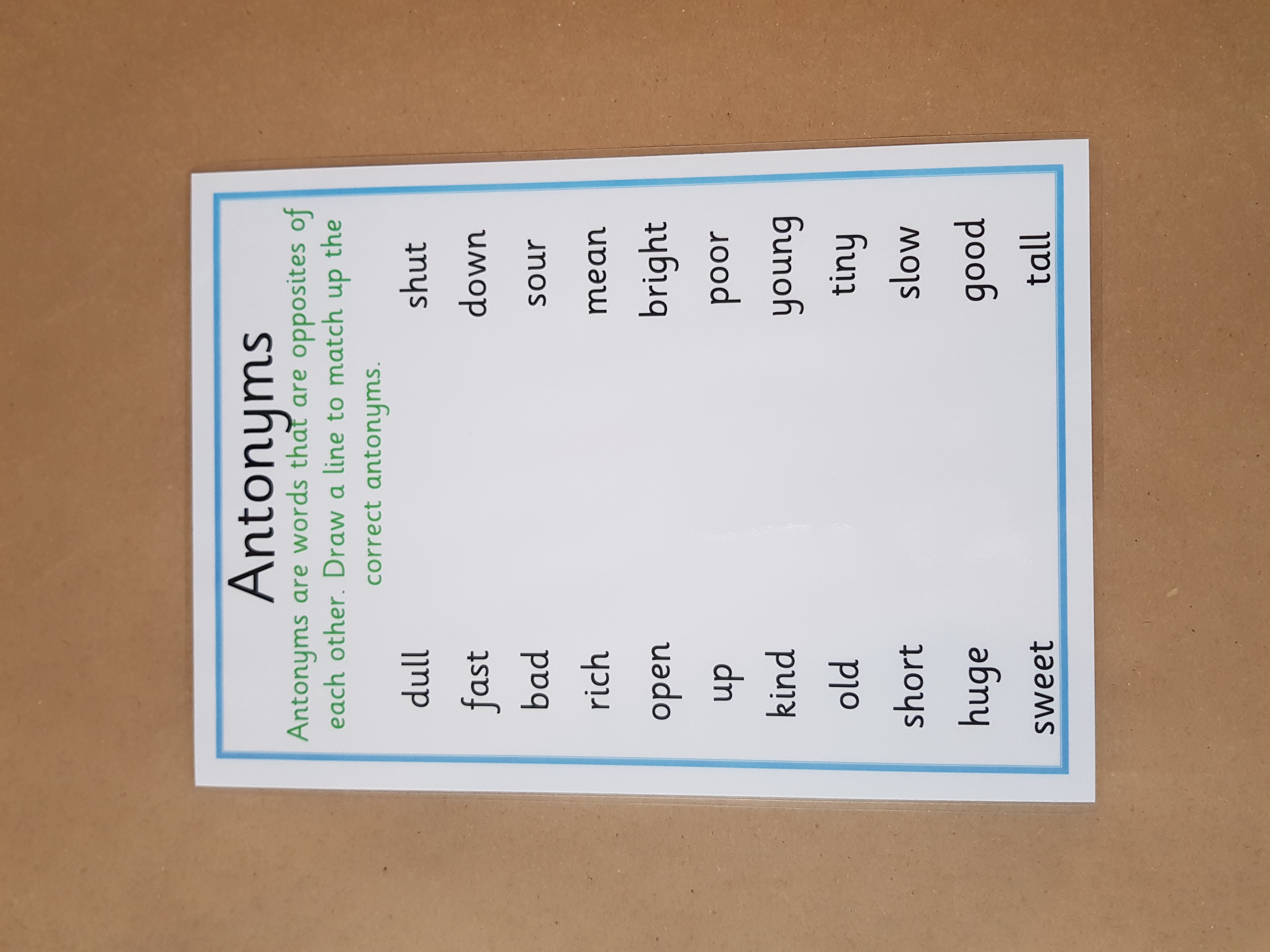 Antonyms and synonyms worksheets - KS2 Literacy Teaching Resource 
