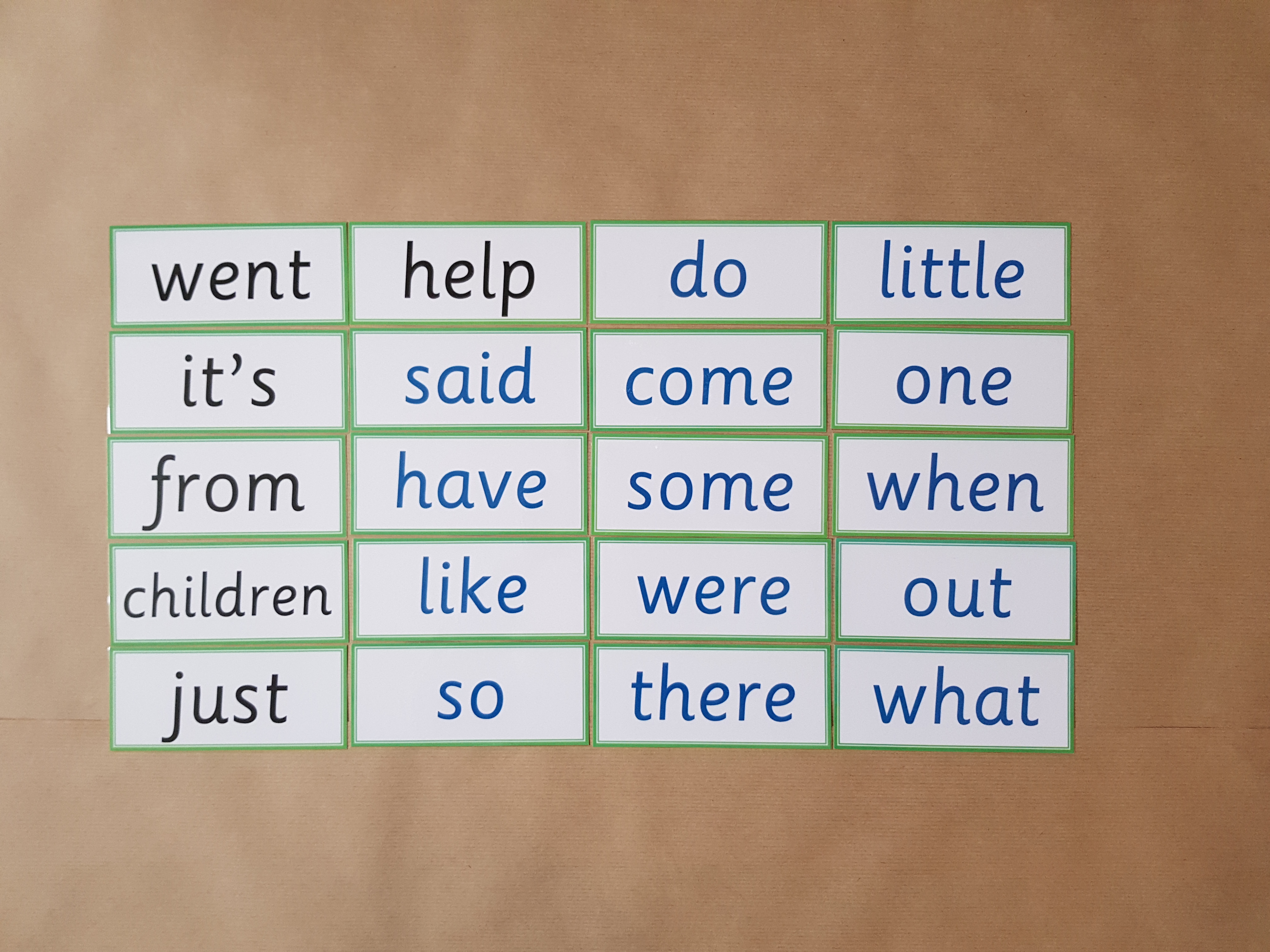 Phase 4 Words - Flash cards