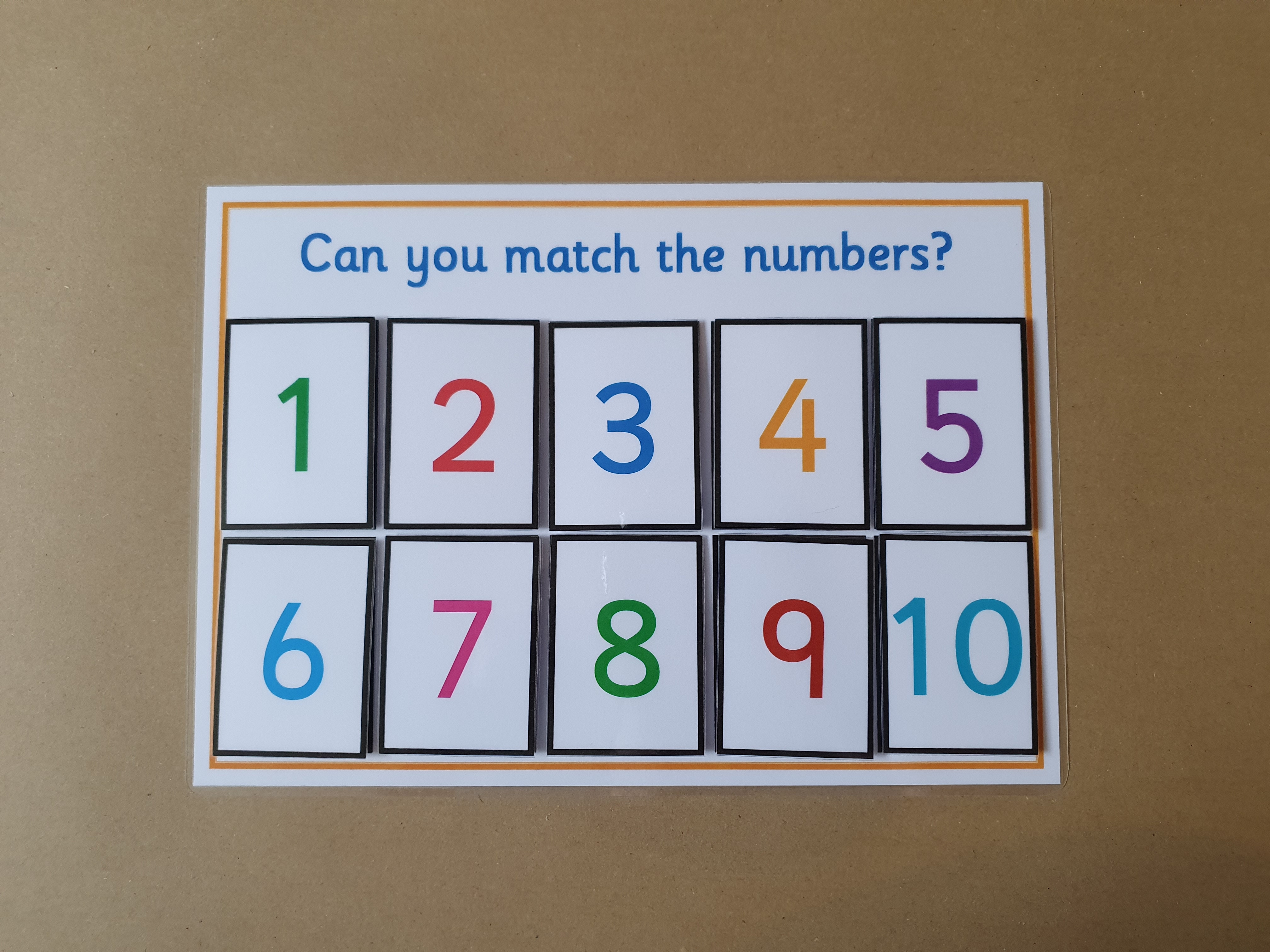 Number Matching Game
