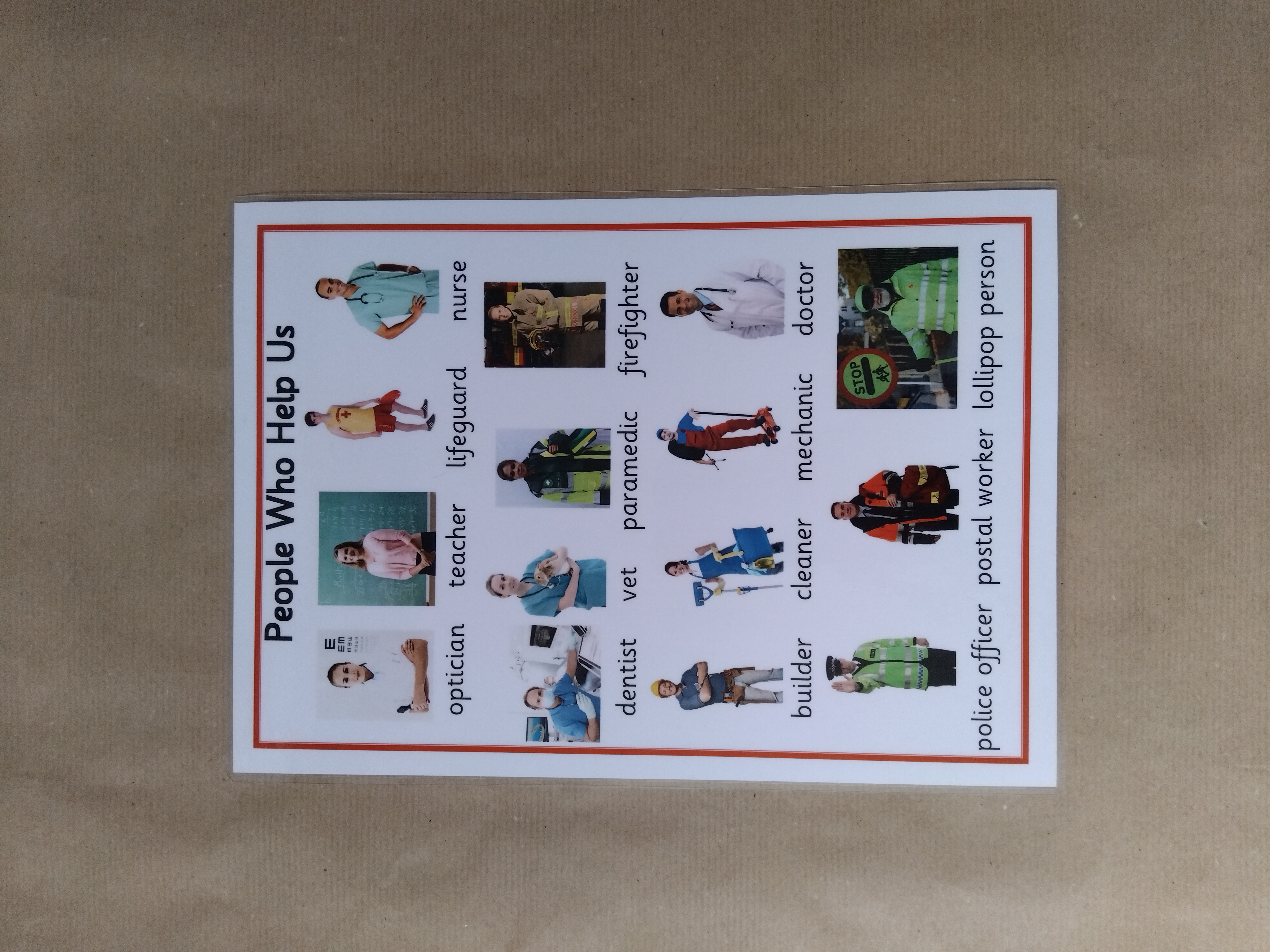 People Who Help Us - A4 poster