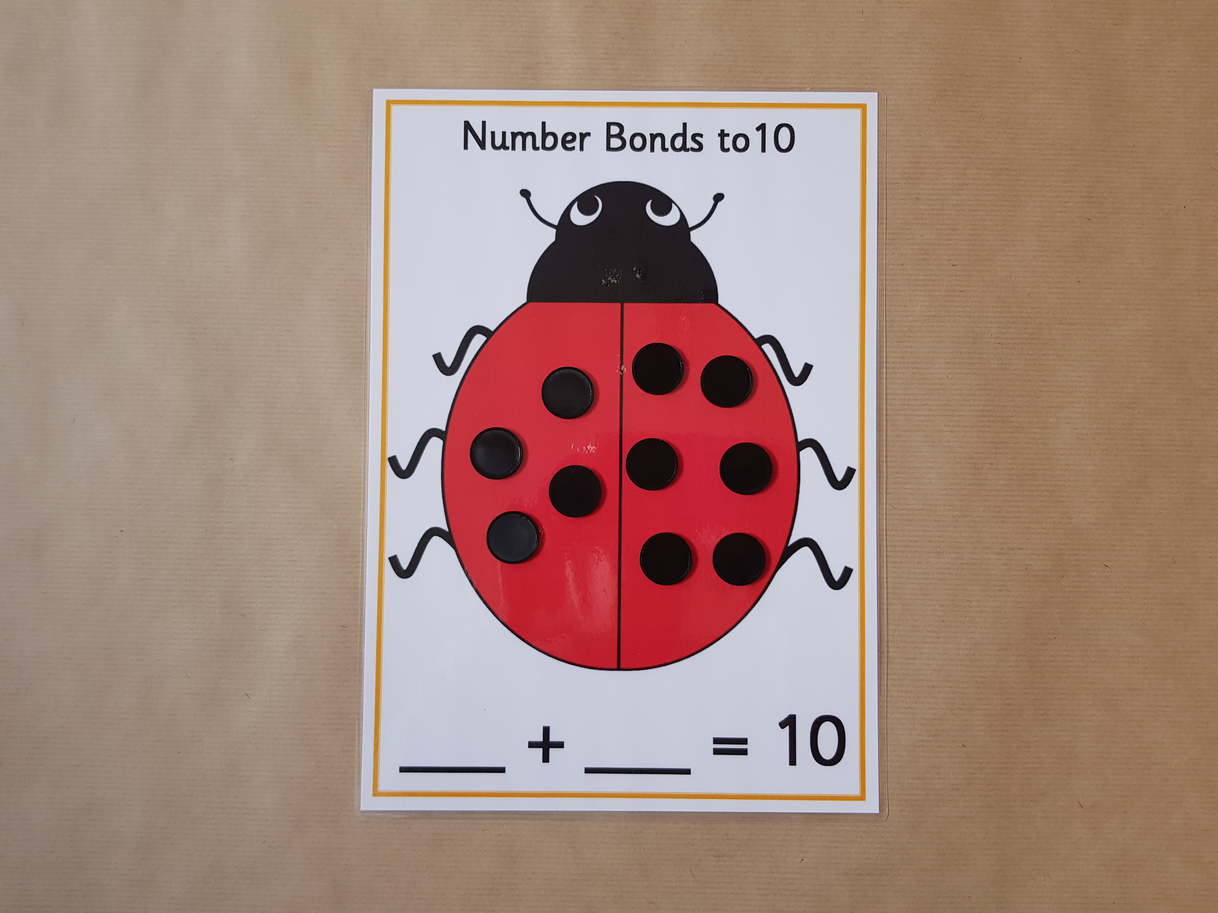 Number Bonds to 10 - Ladybird Activity 