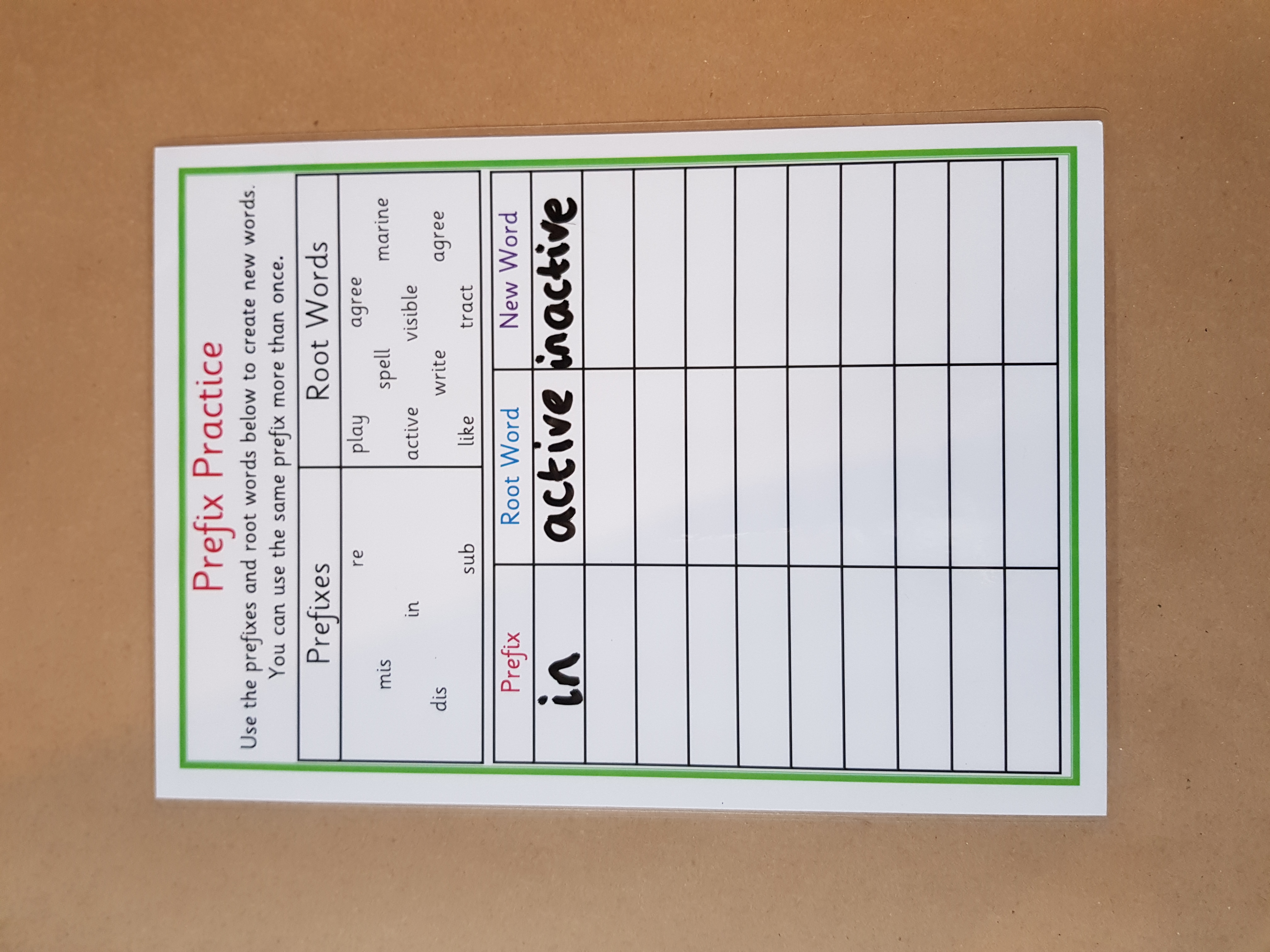Prefix and suffix practice worksheets - KS2 Literacy Teaching Resource 