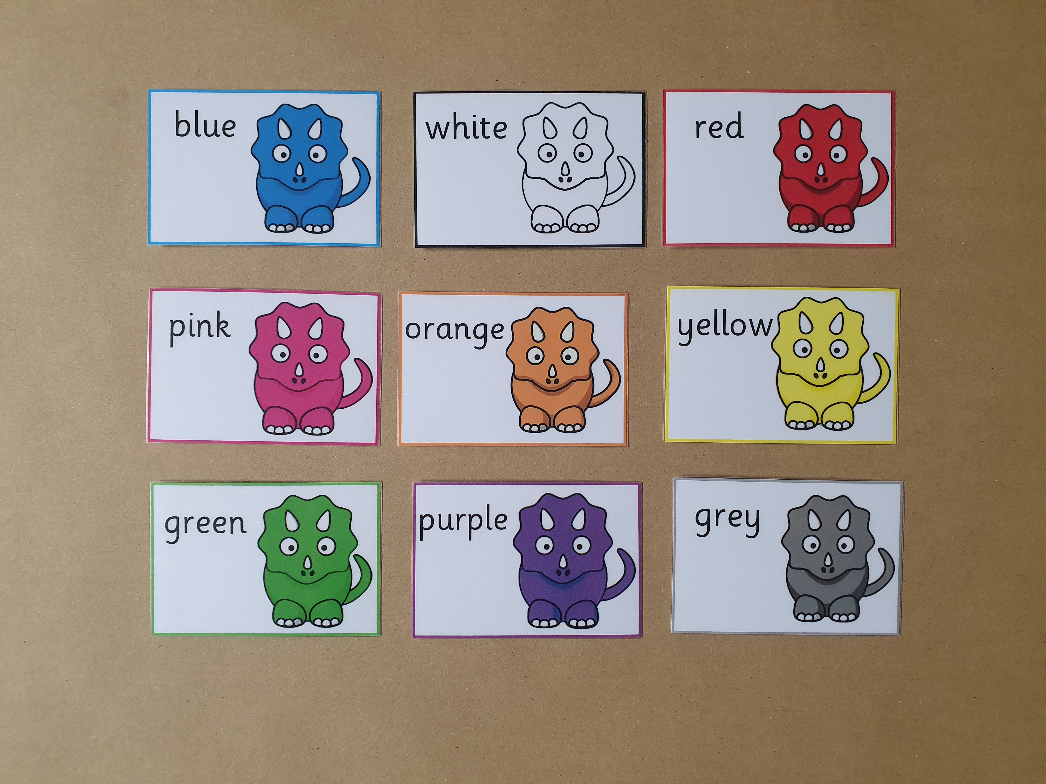 Colour Matching Game - Dinosaurs