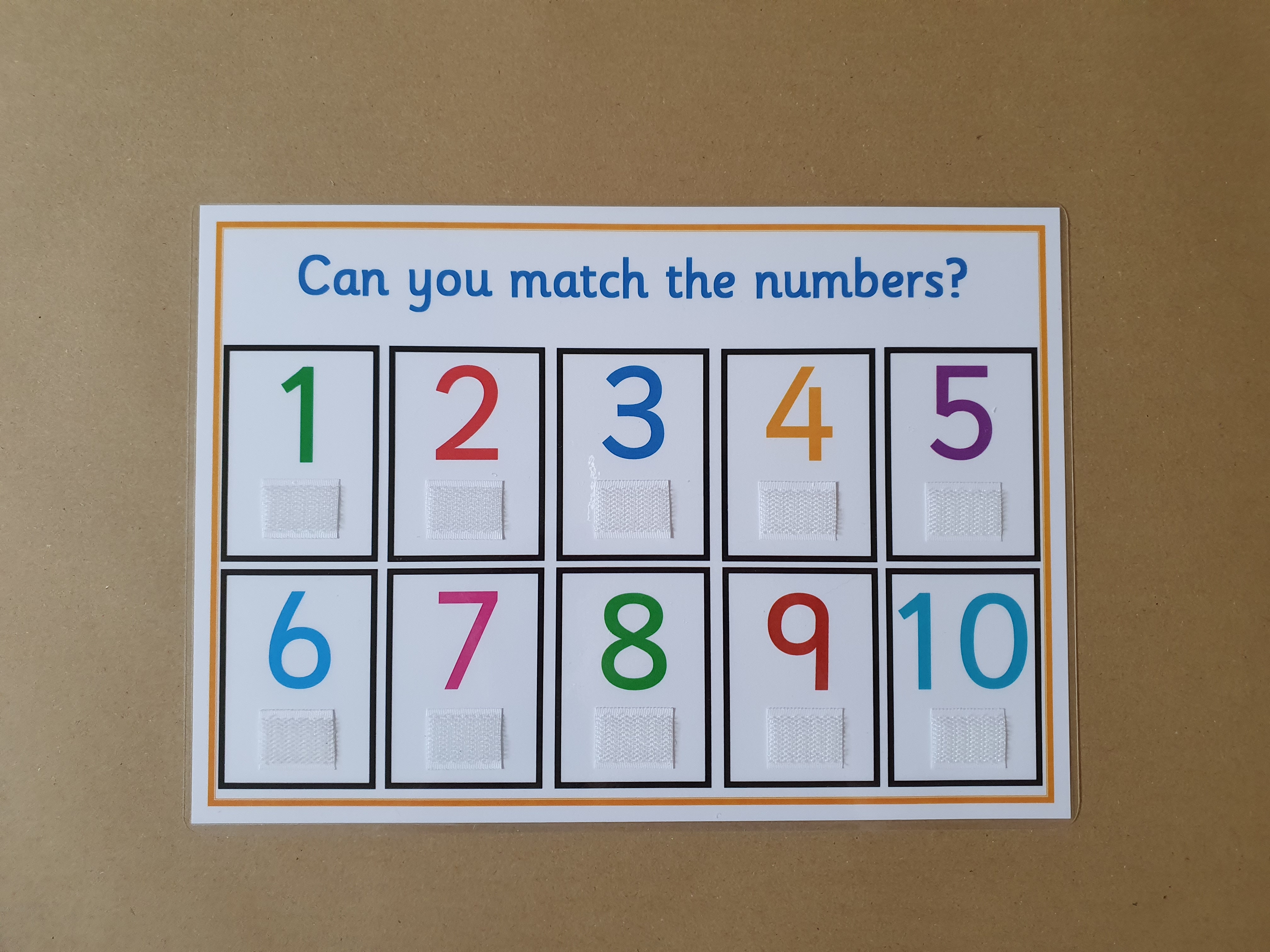 Number Matching Game