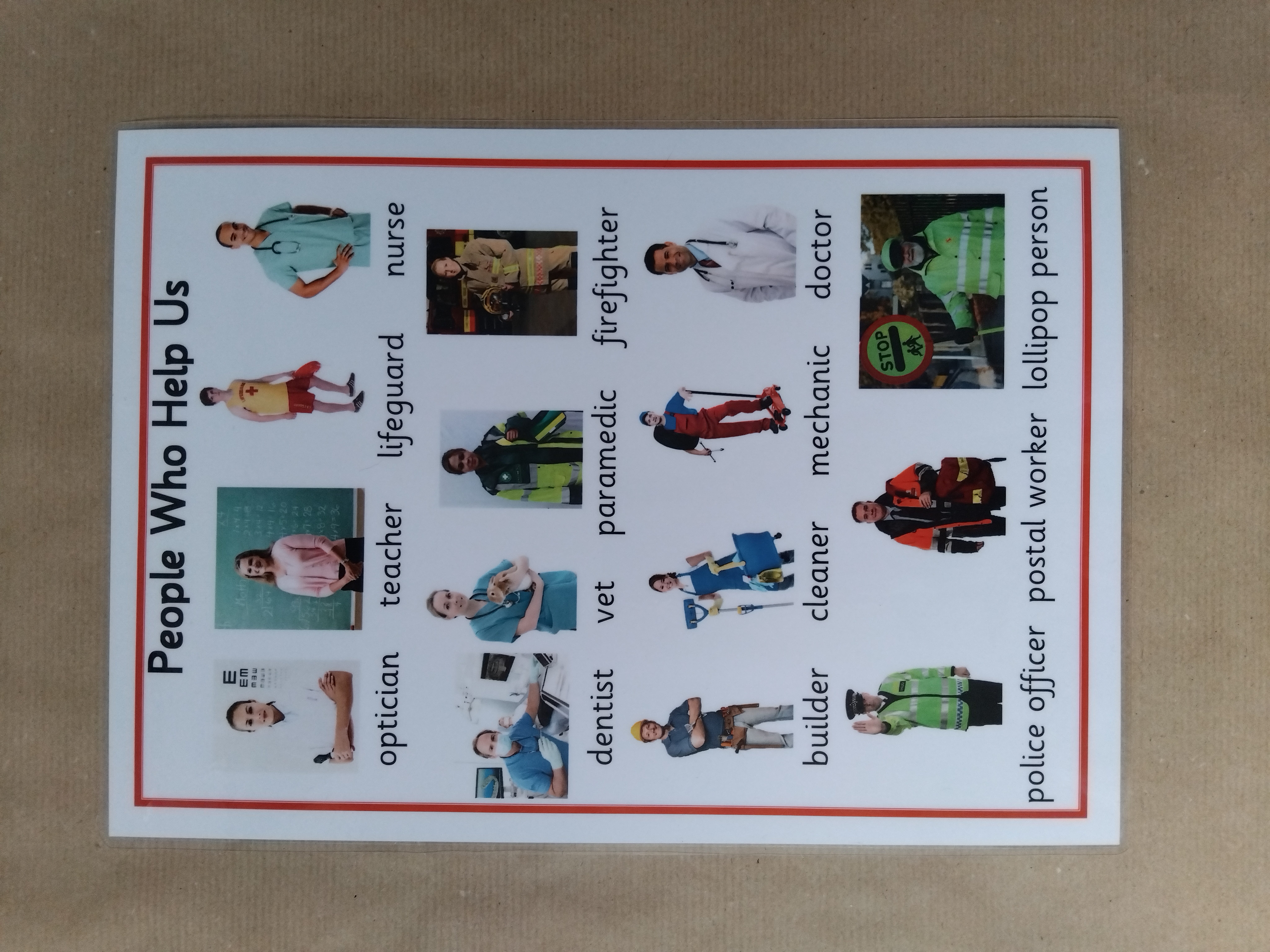 People Who Help Us - A4 poster