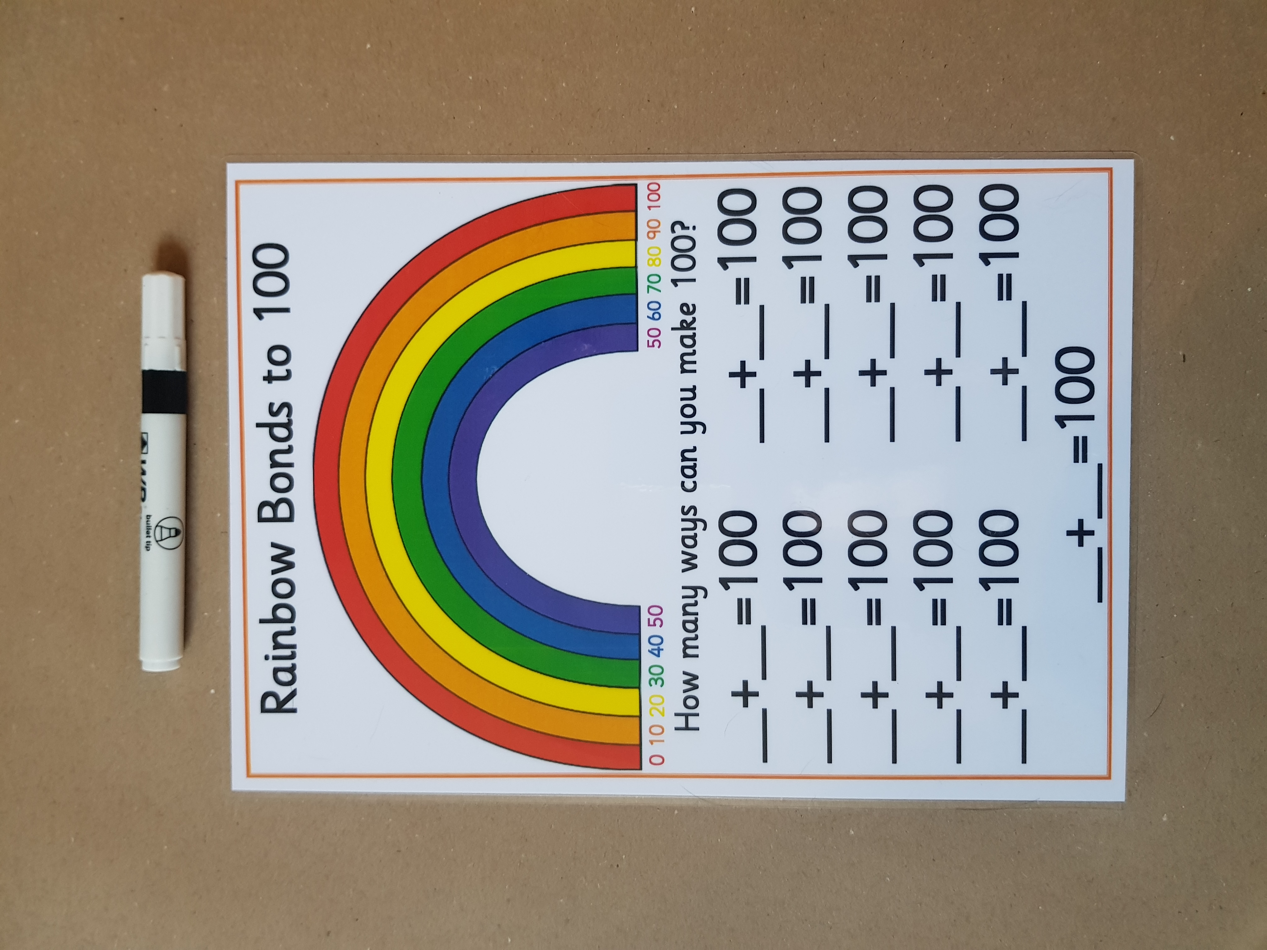 Rainbow bonds to 100
