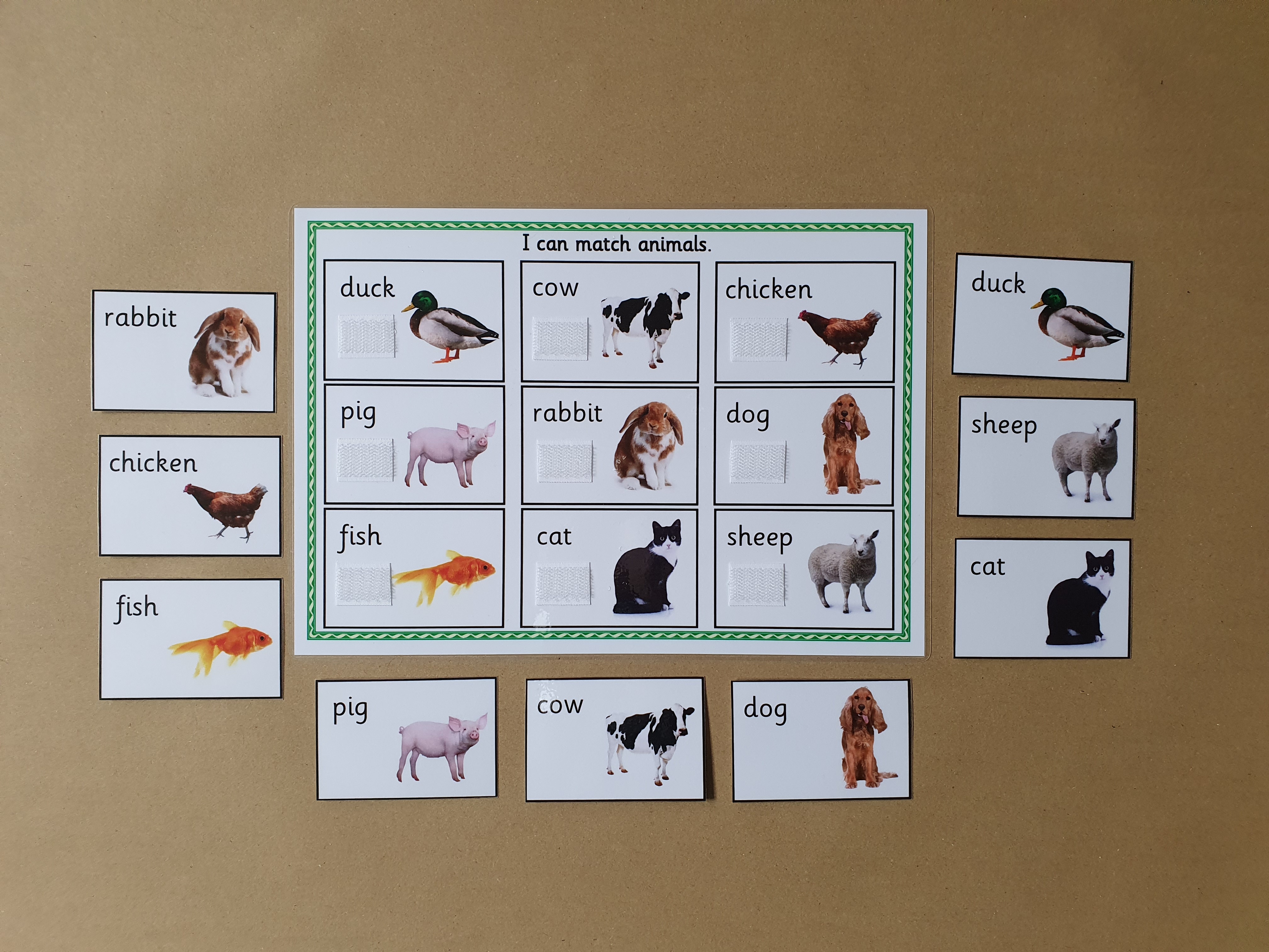 Animal Matching Game